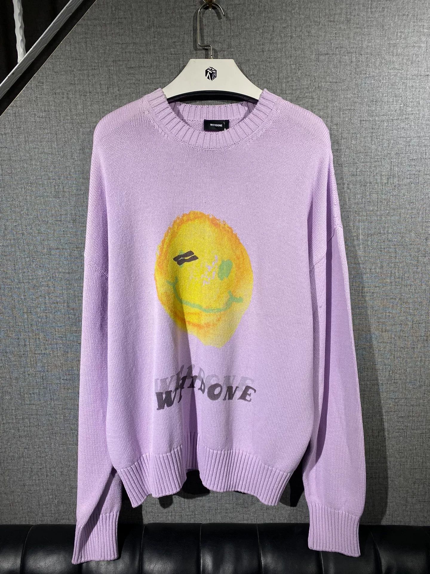 WE11DONE we11done unisex sweater in soft lavender Size US S / EU 44-46 / 1 - 1 Thumbnail