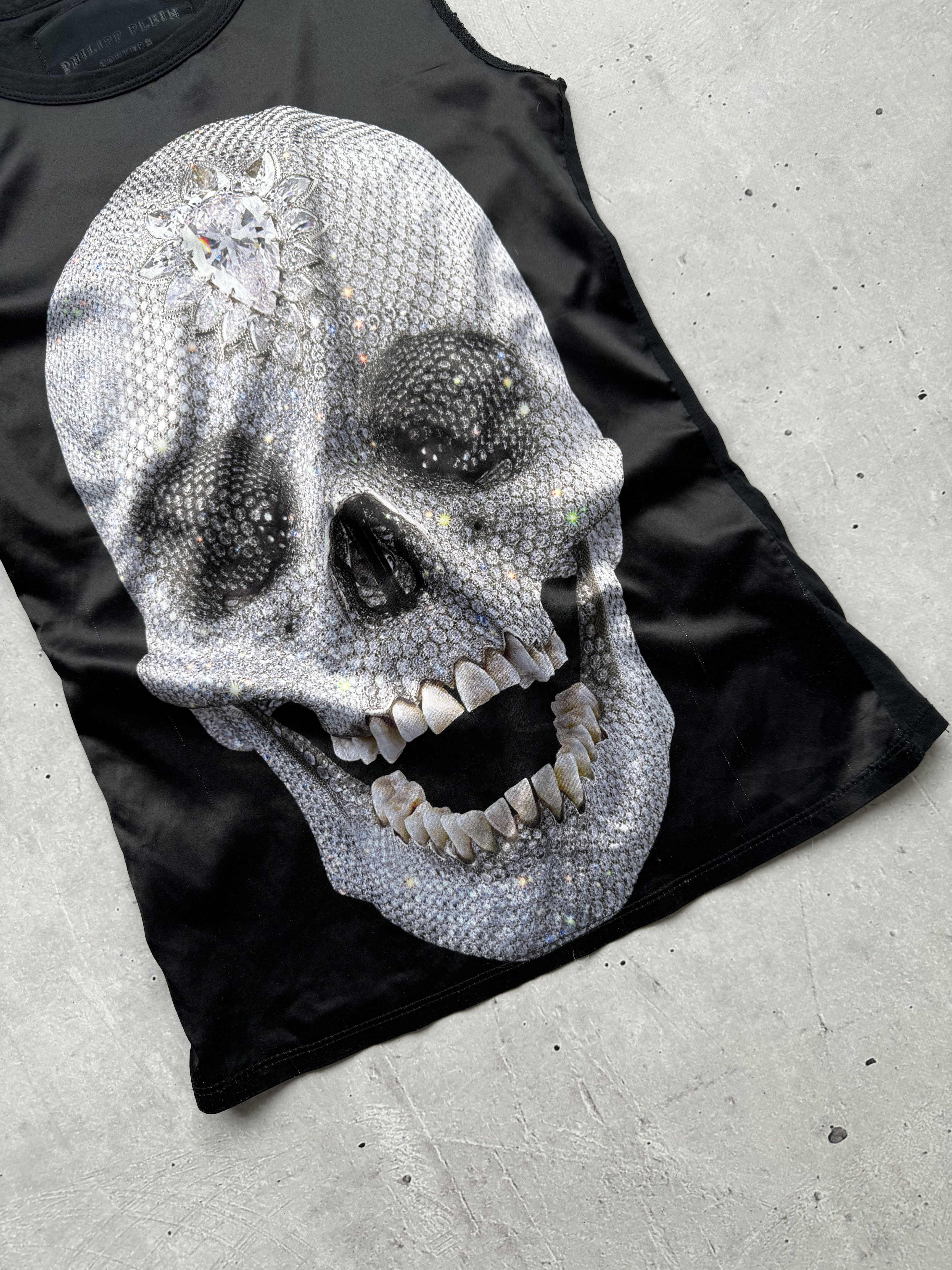 Philipp Plein × Vintage Philipp Plein Vintage Printed Tank Top Size S / US 4 / IT 40 - 3 Thumbnail