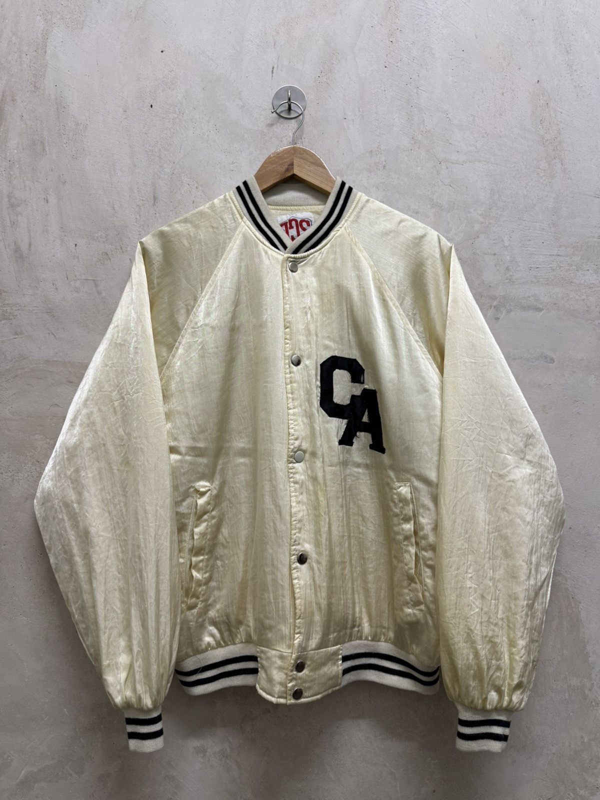 Vintage Vintage SGL “California 57” Satin Varsity College Jacket Size US L / EU 52-54 / 3 - 4 Thumbnail