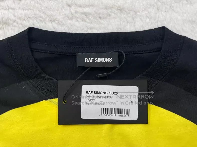 Raf Simons Raf simons 20SS black smiley face short sleeves Size US S / EU 44-46 / 1 - 5 Thumbnail