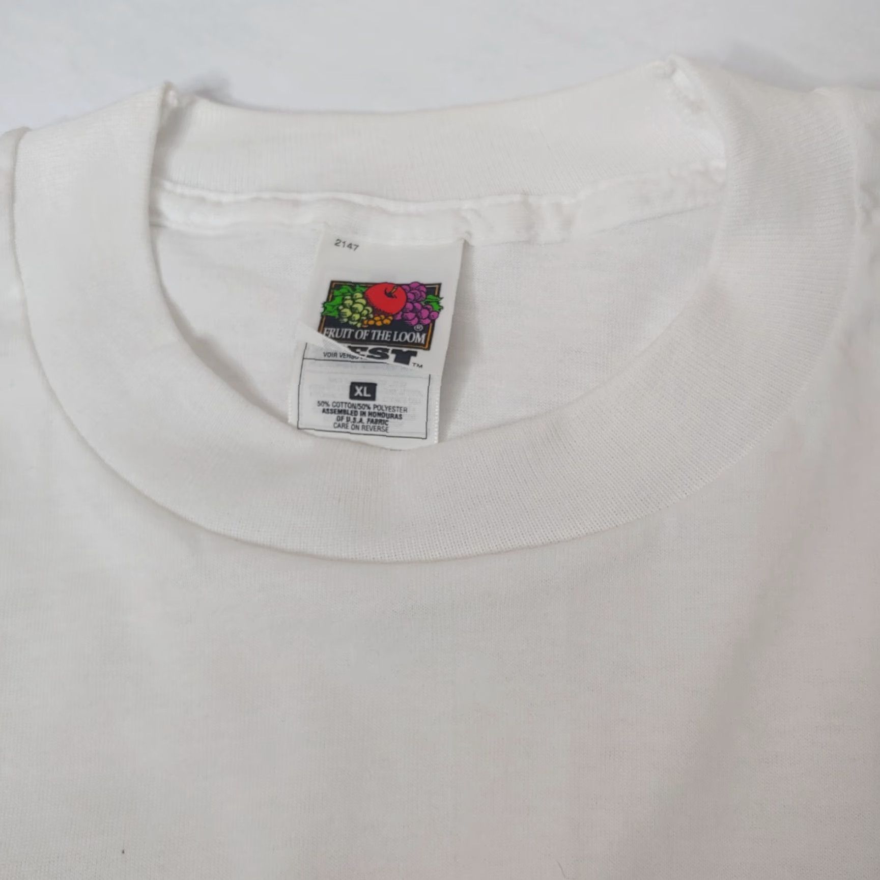 Fruit Of The Loom VINTAGE Fruit of the Loom Shirt XL Men White Single Stitch Volunteer Firefighters EMS Graphic Print Fire & EMS Hero 100% Cotton T-Shirt Size US XL / EU 56 / 4 - 7 Thumbnail