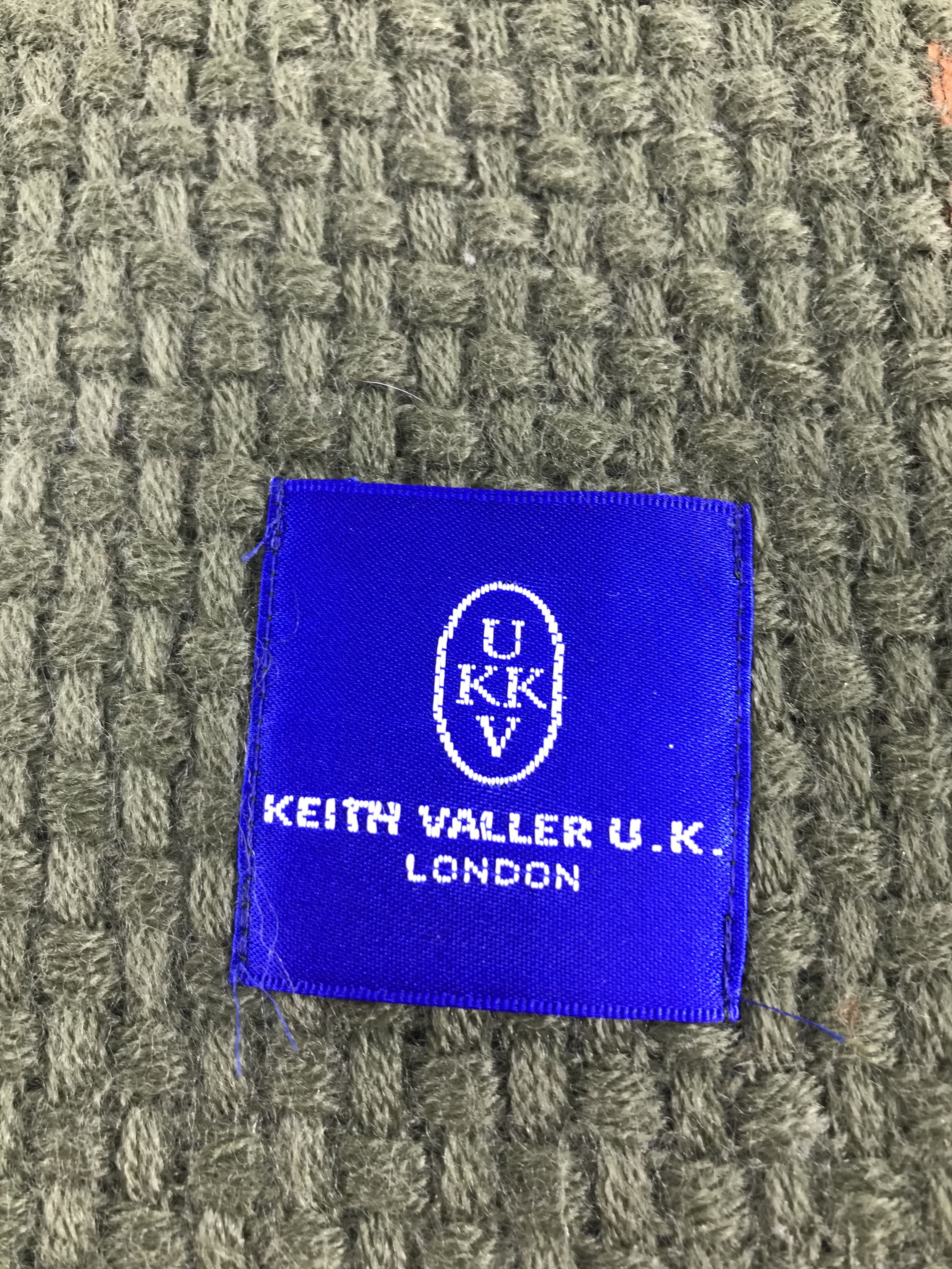 Vintage Keith Valler U.K Scarf Muffler Wool V175 Size ONE SIZE - 4 Thumbnail