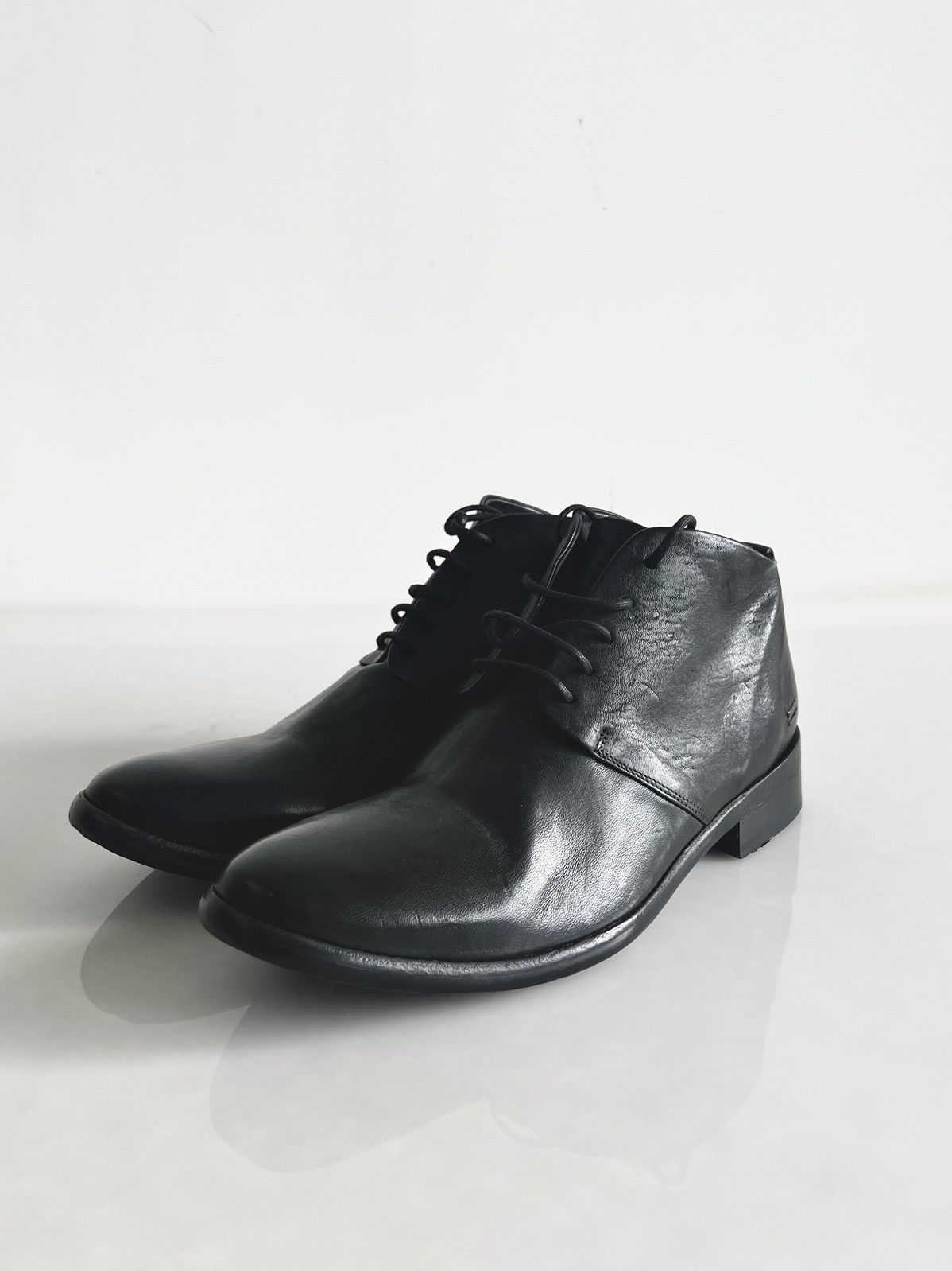 The Last Conspiracy THE LAST CONSPIRACY - GAGE ​​mid-calf leather derby boots Size US 7.5 / EU 40-41 - 3 Thumbnail
