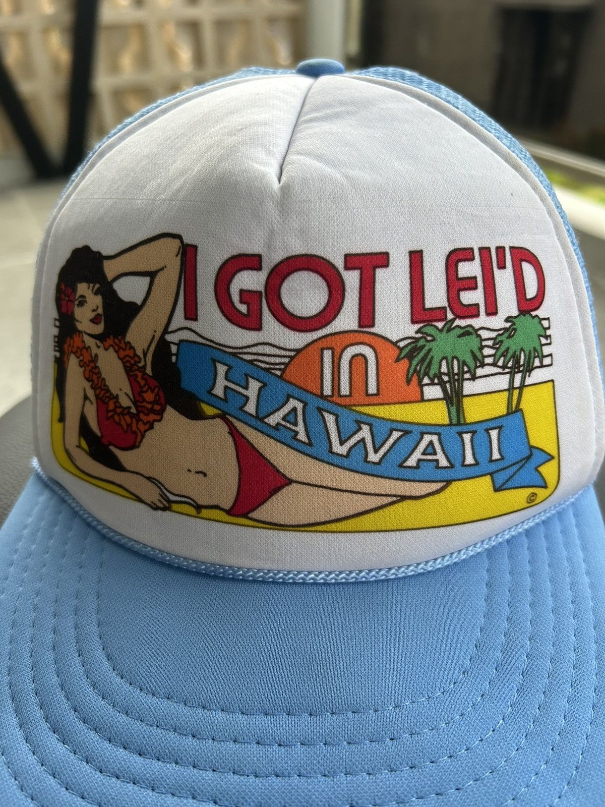 Vintage Hawaiian Headwear Trucker Hats Size ONE SIZE - 3 Thumbnail