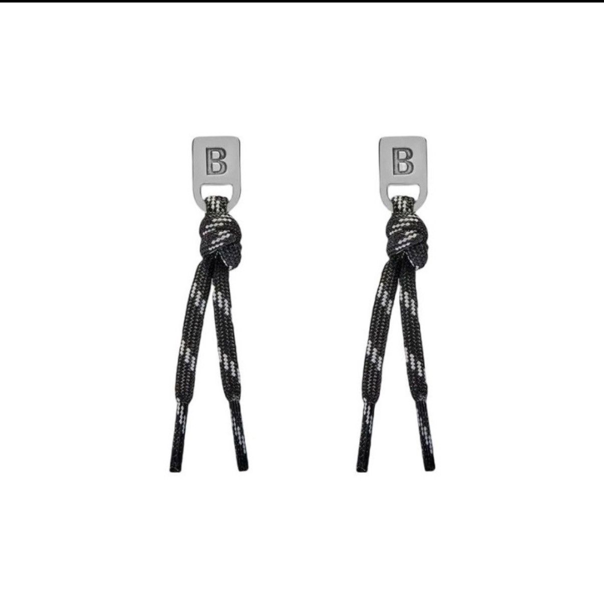 Balenciaga Balenciaga Brass Earrings Women's Black Size ONE SIZE - 1 Thumbnail