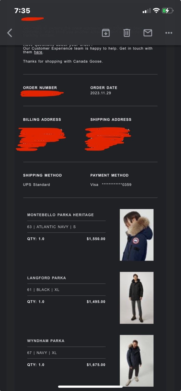 Canada goose Wyndham parka