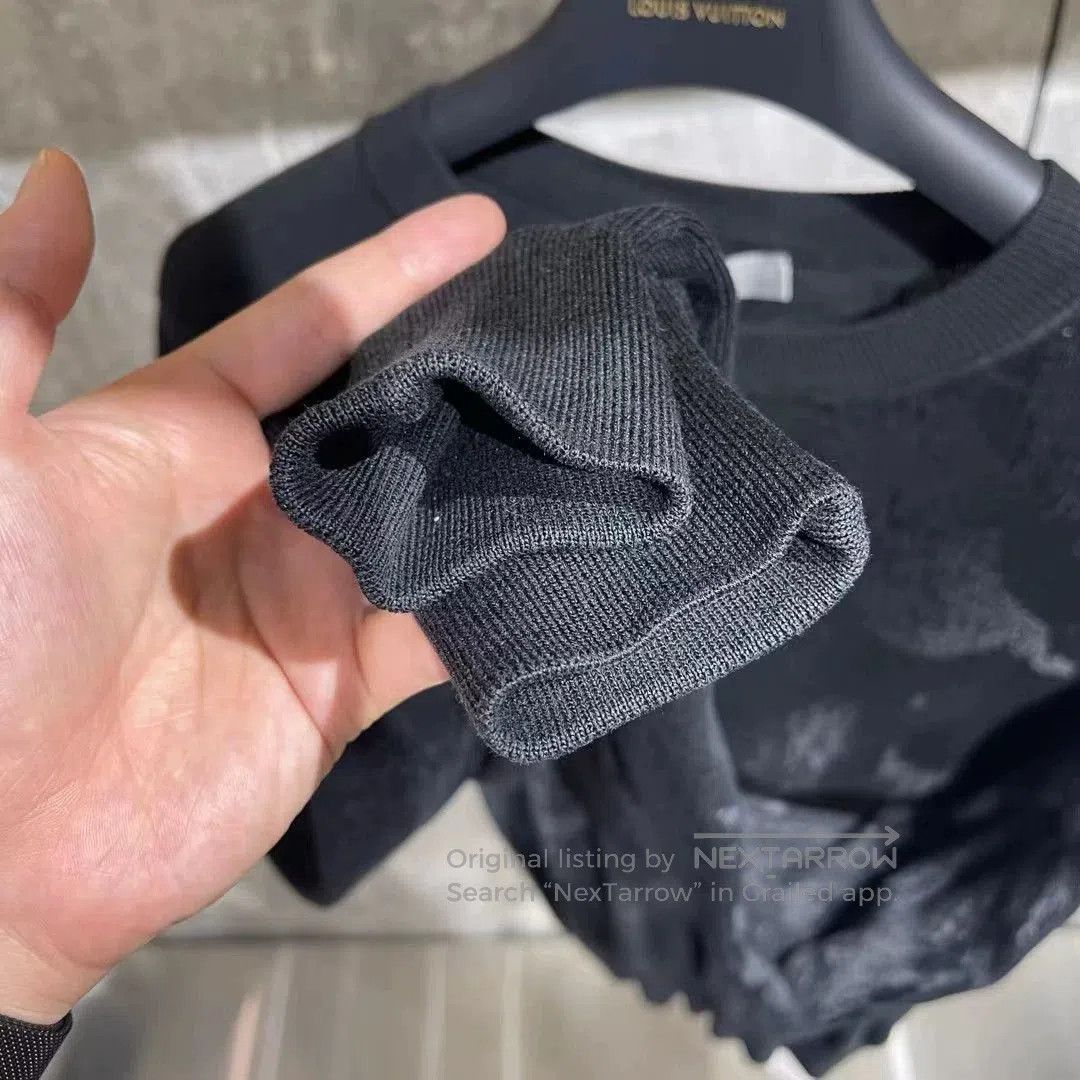 Dior dior distressed knit sweater in xs size. Size US XS / EU 42 / 0 - 7 Thumbnail