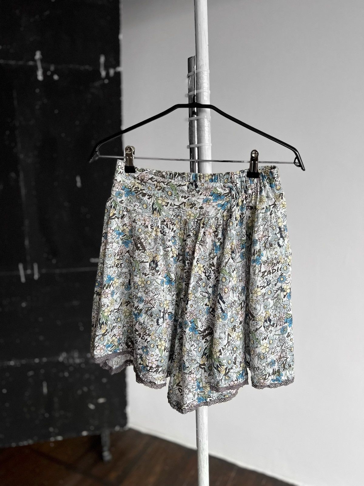 Designer × Zadig & Voltaire Zadig & Voltaire Womens Premium Floral Printed Mini Skirt Size 27" / US 4 / IT 40 - 1 Thumbnail