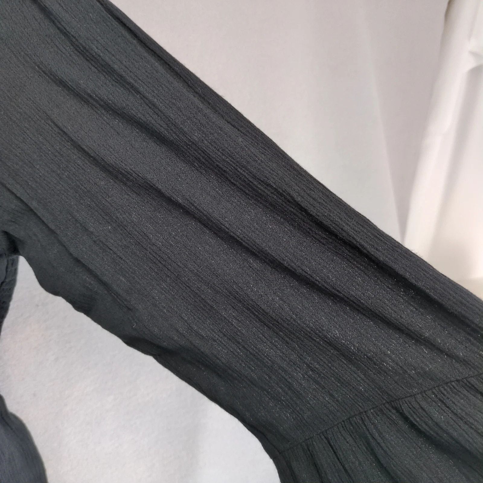 Other Savanna Jane Black Embroidered Dress Plus Size 1X Flared Slv Size XL / US 12-14 / IT 48-50 - 9 Thumbnail