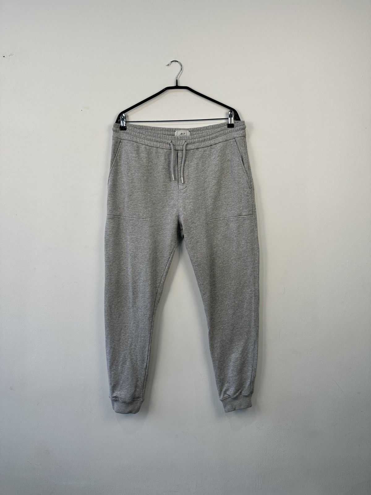 Mr P. Mr P. by Mr Porter Grey Loopback Cotton Joggers Sweatpants L Size US 34 / EU 50 - 1 Thumbnail