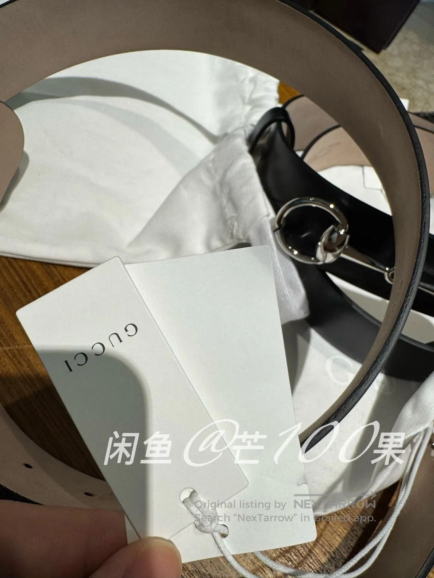 Gucci Gucci Silver Buckle Horsebit Belt. Size ONE SIZE - 6 Thumbnail
