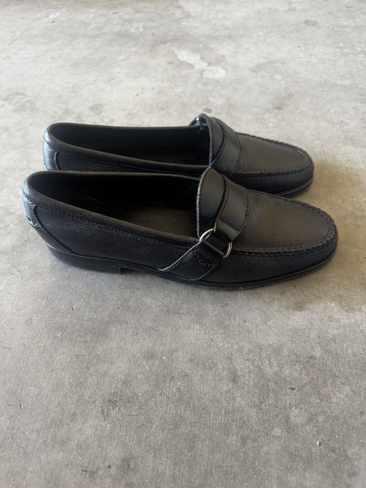 Polo Ralph Lauren Polo by Ralph Lauren Vintage D-Ring Vamp Leather Loafer Size US 10.5 / EU 43-44 - 3 Thumbnail