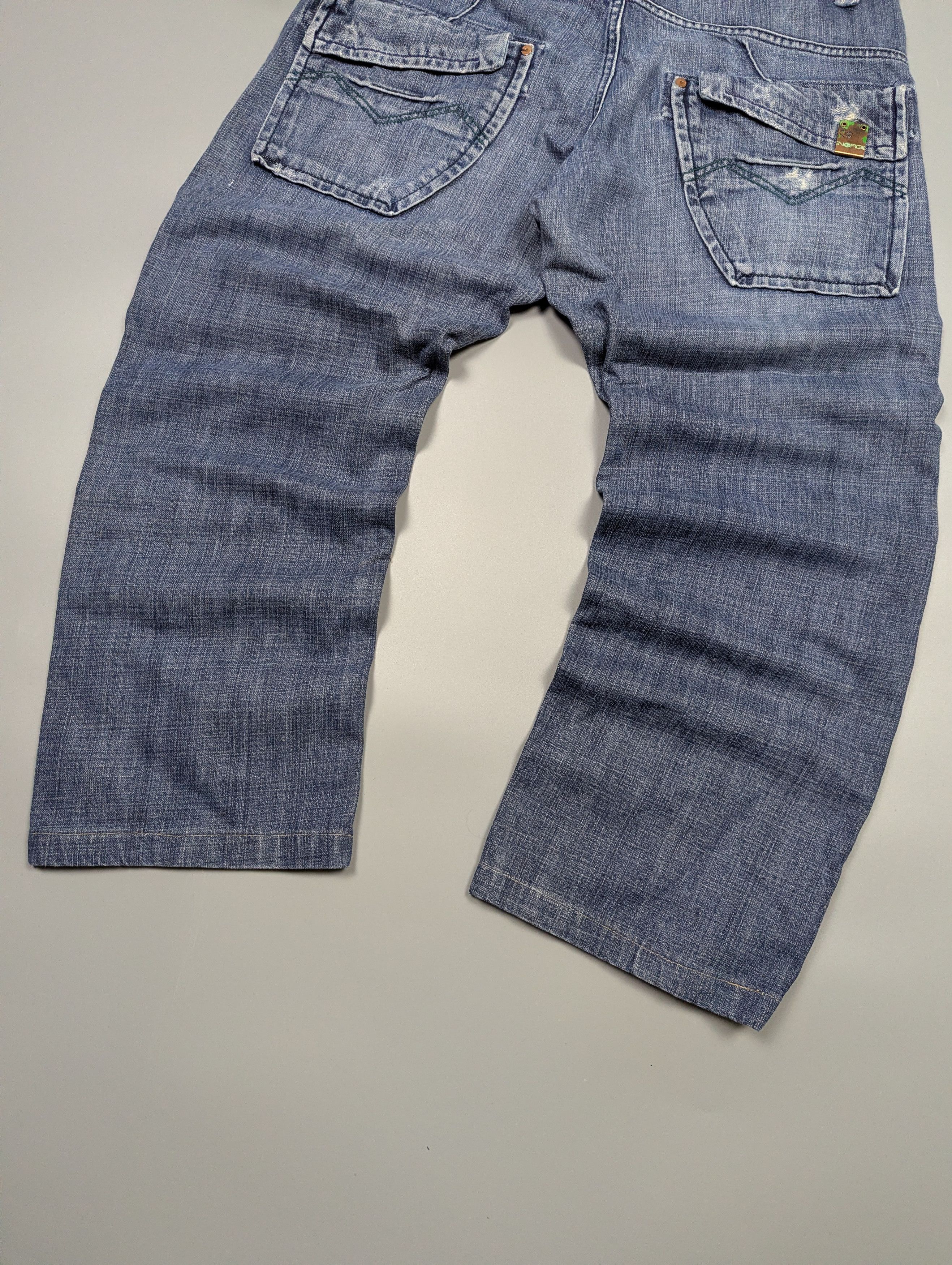 Energie nergie by Miss Sixty Y2K Faded Jeans Pockets Distressed Size US 36 / EU 52 - 18 Thumbnail