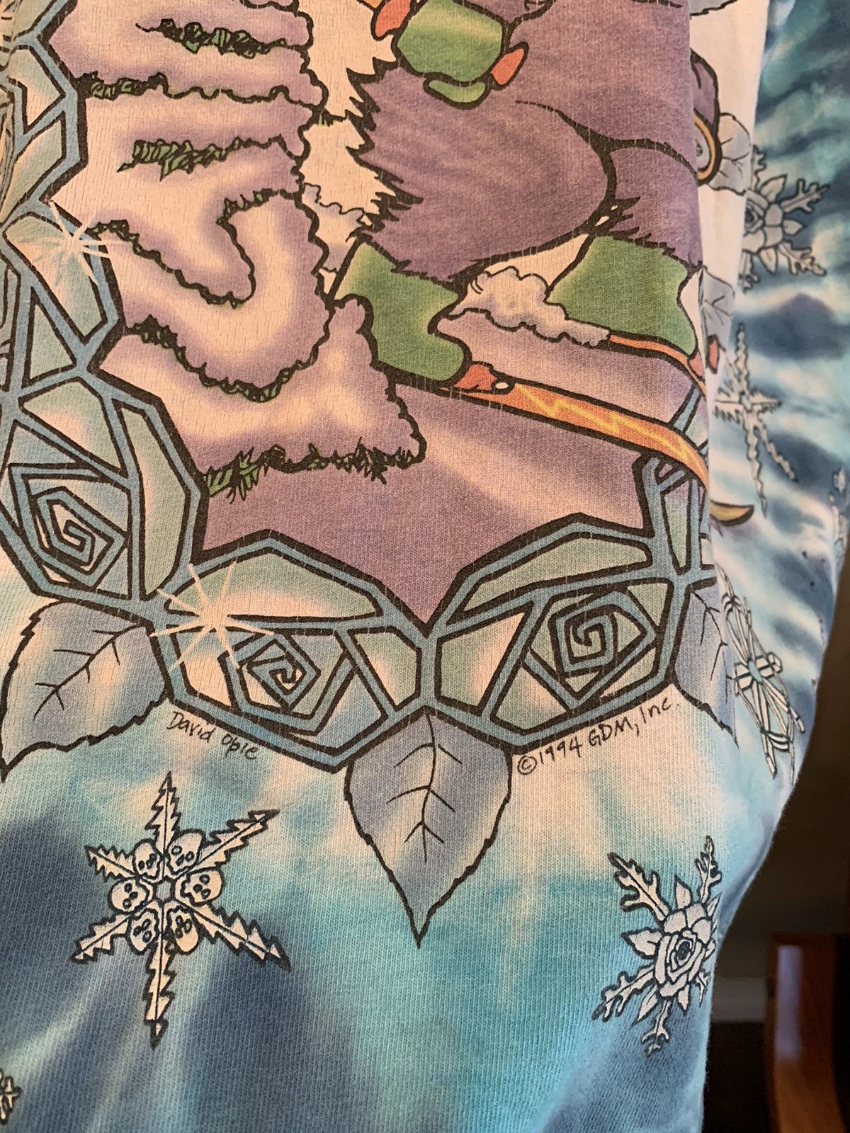Grateful Dead × Liquid Blue × Vintage *RARE* Vintage 1994 Grateful Dead Liquid Blue Ski Snow Shirt Size US L / EU 52-54 / 3 - 6 Thumbnail