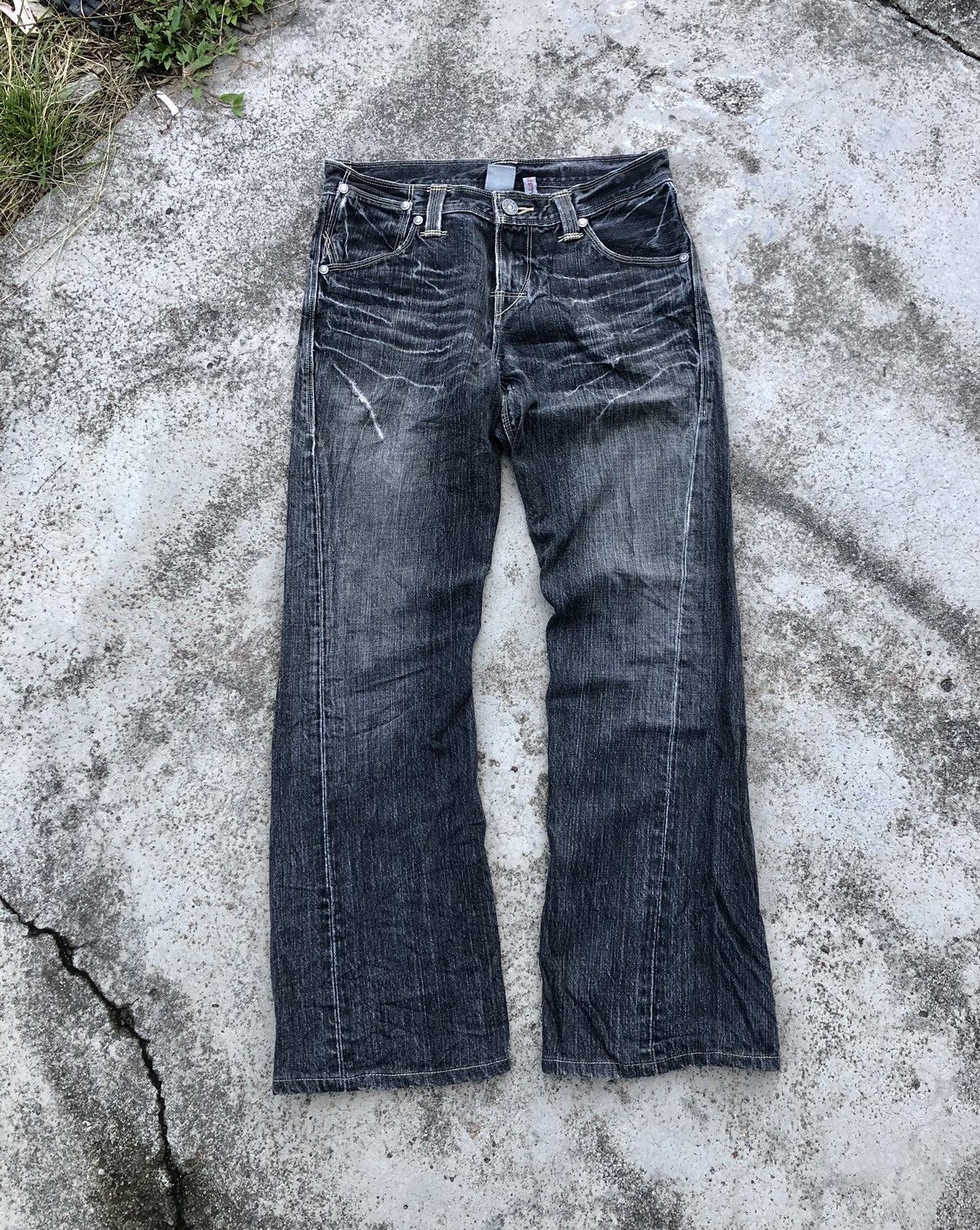 archive LEVI'S engineered flare denim Levis Engineered - Etsy
