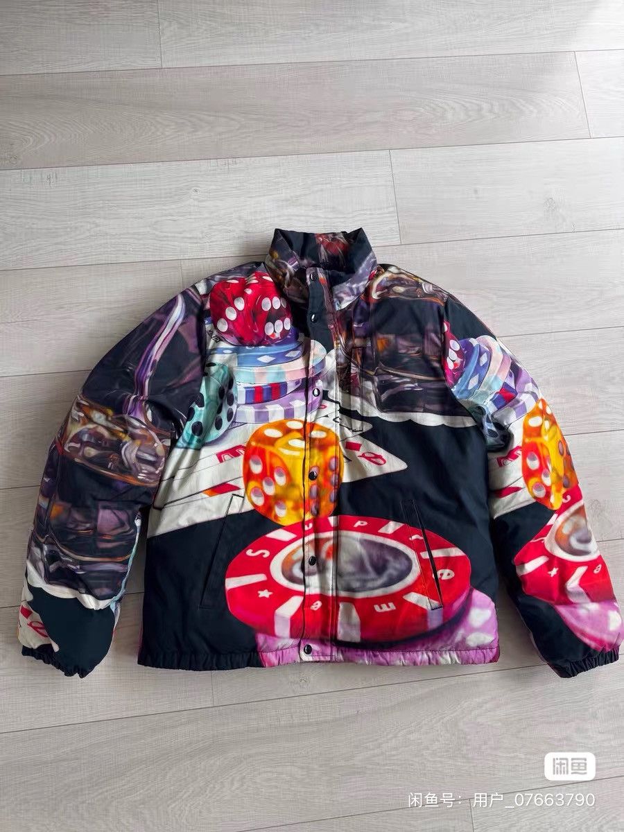 Supreme Casino Down Jacket | Grailed