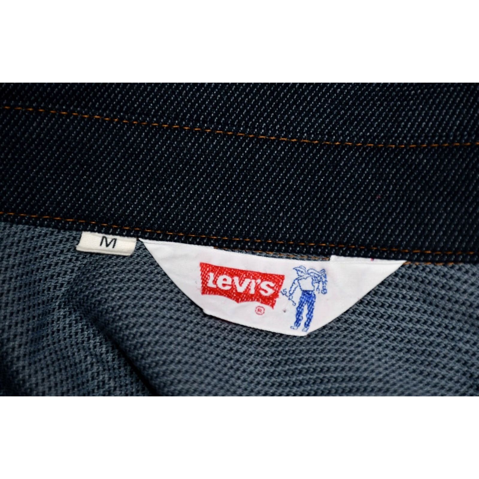 Levi's VINTAGE Levi's Saddlemen Western Men's Pearl Snap Down Shirt Jacket Blue M Size US M / EU 48-50 / 2 - 5 Thumbnail