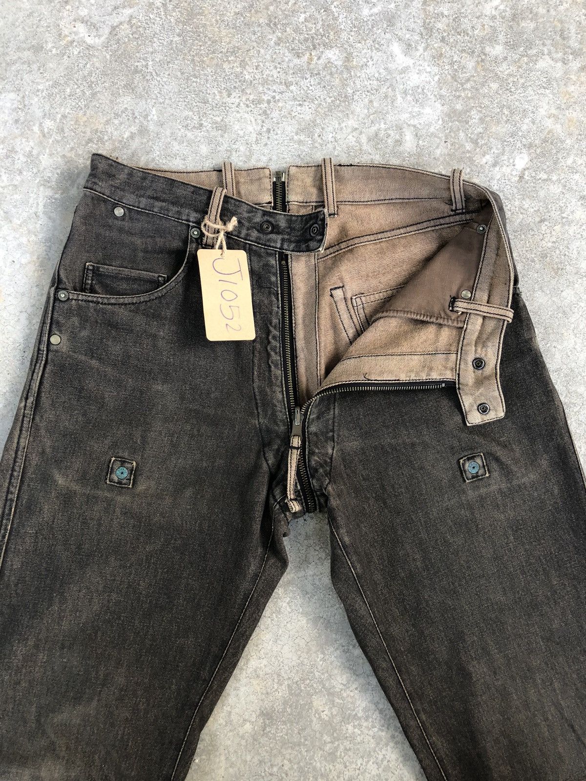 PPFM Rare PPFM Reversible Archive Distressed Jeans Size US 31 - 3 Thumbnail