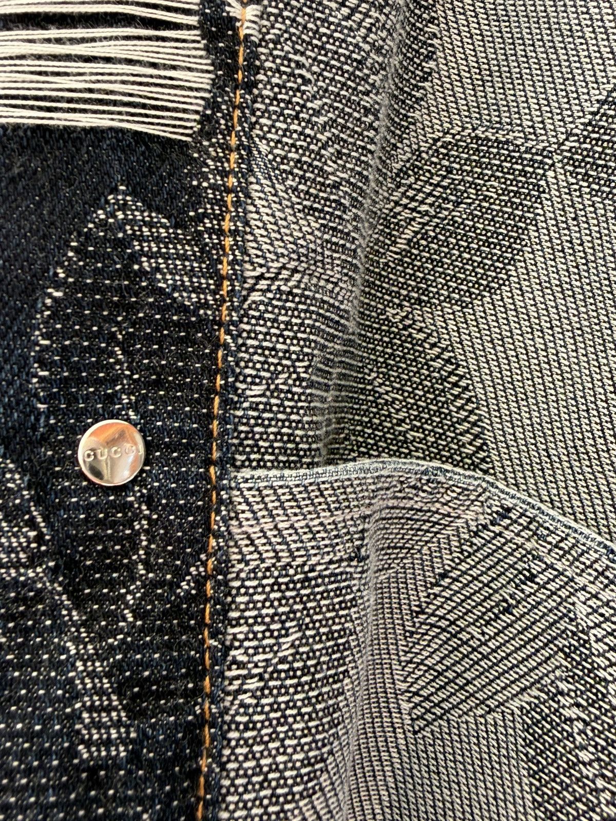 Gucci Gucci Oversized Denim Jacket Size US M / EU 48-50 / 2 - 12 Thumbnail