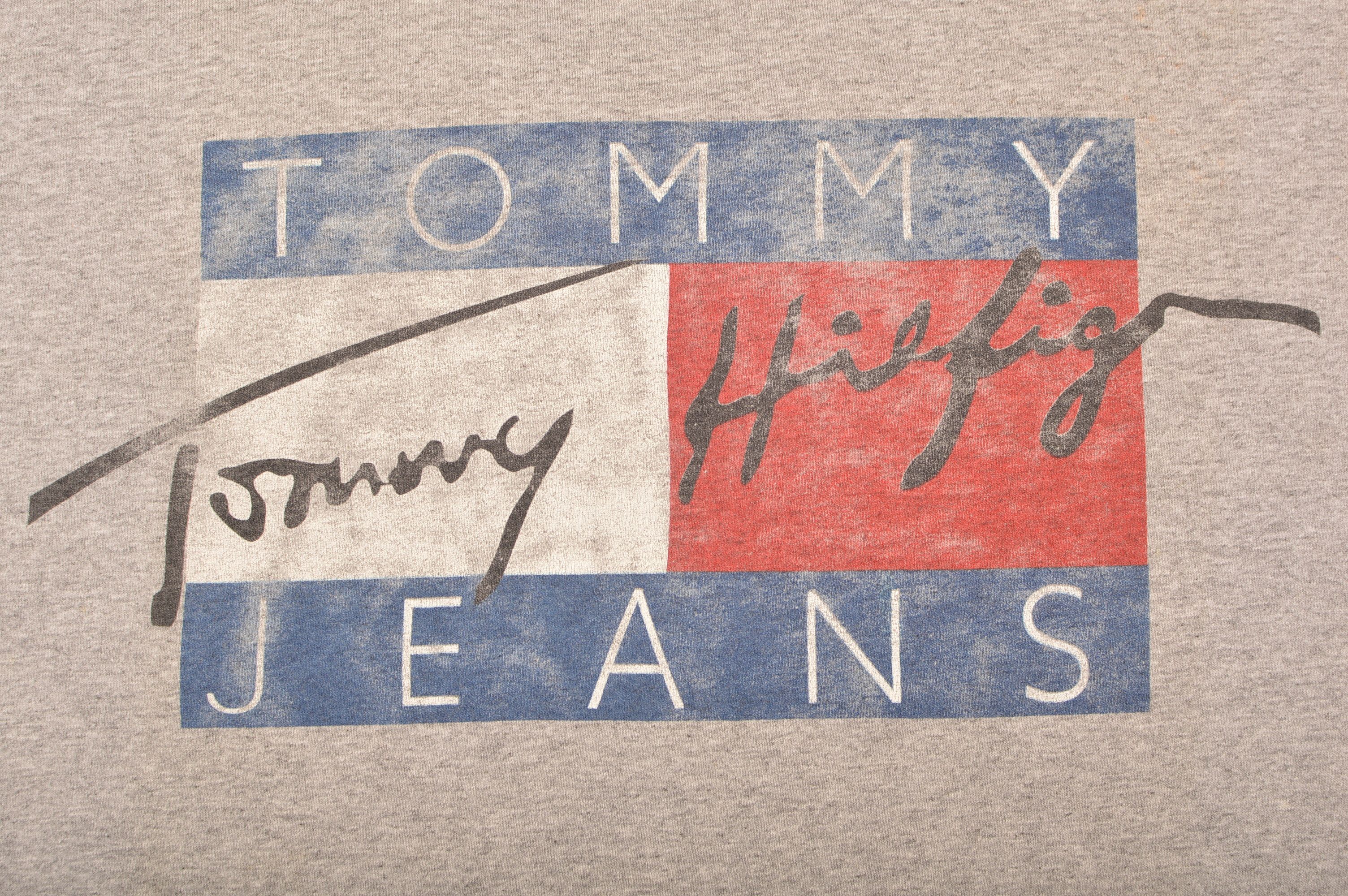 Tommy Hilfiger × Tommy Jeans Tommy Hilfiger Jeans Vintage Cotton Blend SS T-Shirt Tee Size US L / EU 52-54 / 3 - 2 Thumbnail