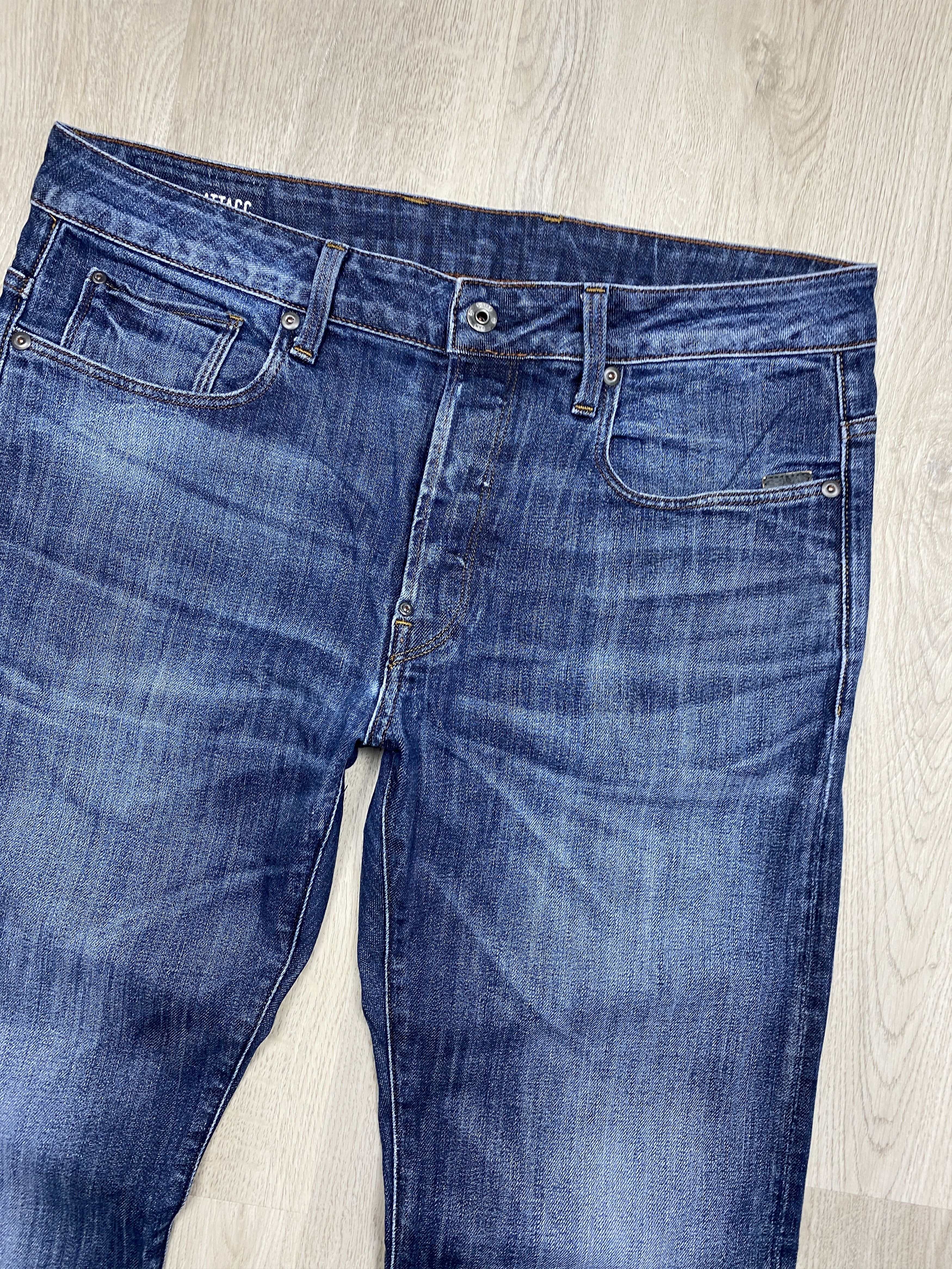 G-Star G Star Raw Vintage Mens Attacc Straight Denim Pants Jeans Size US 34 / EU 50 - 2 Thumbnail