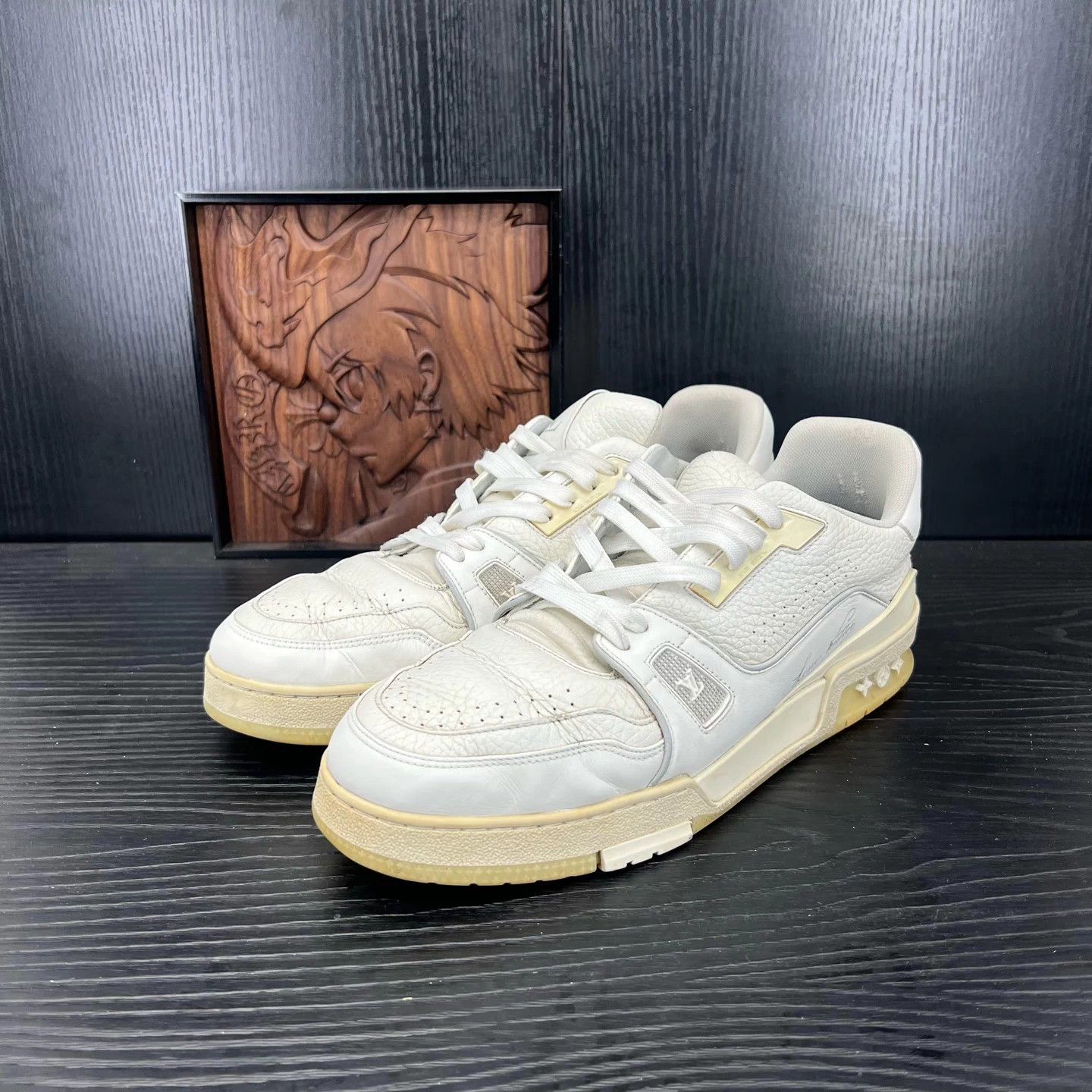 Louis Vuitton LV Trainer White Cement 43/US9 Original Box Quick Sale Size US 10 / EU 43 - 1 Thumbnail