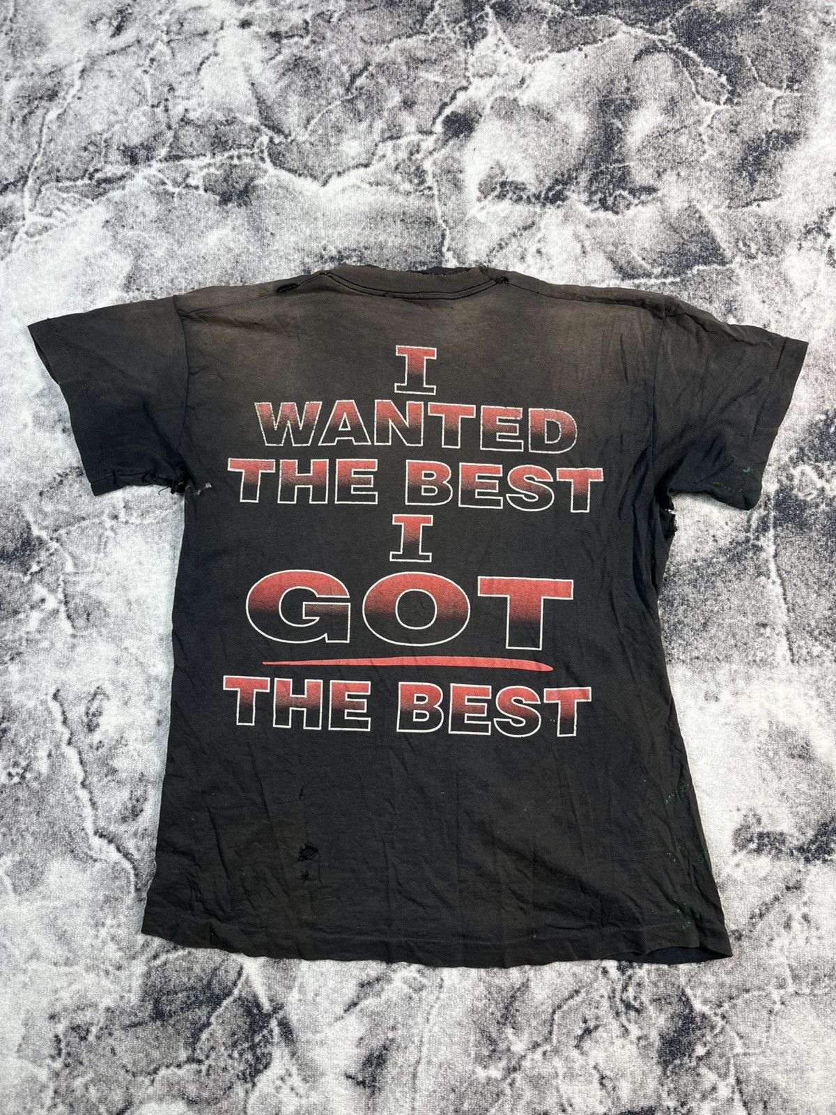 KISS KISS Alive Worldwide Tour 96 97 Distressed Faded Tee Size US XL / EU 56 / 4 - 14 Thumbnail