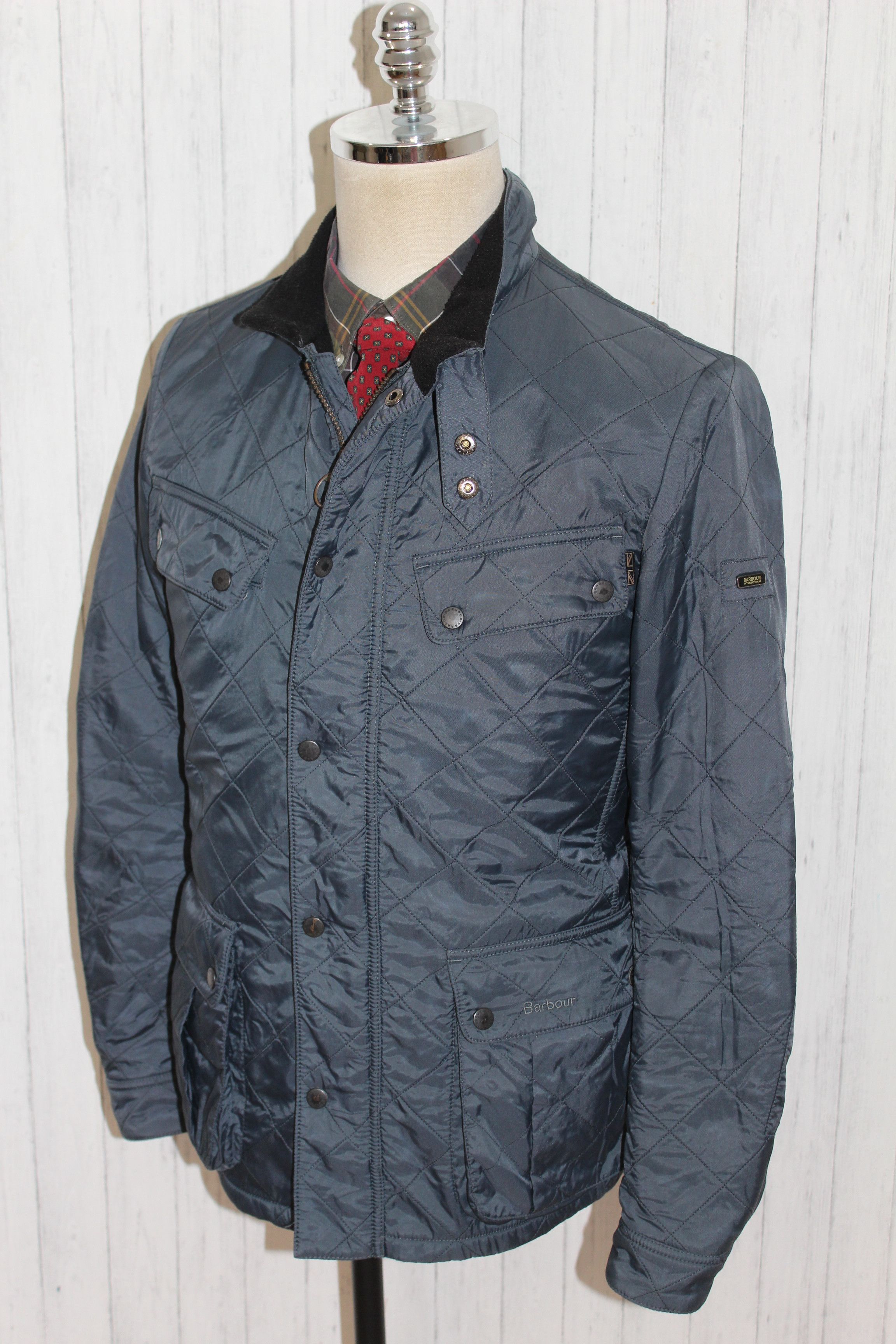 Barbour BARBOUR Blue Ariel Quilted Jacket Size M Size US M / EU 48-50 / 2 - 3 Thumbnail