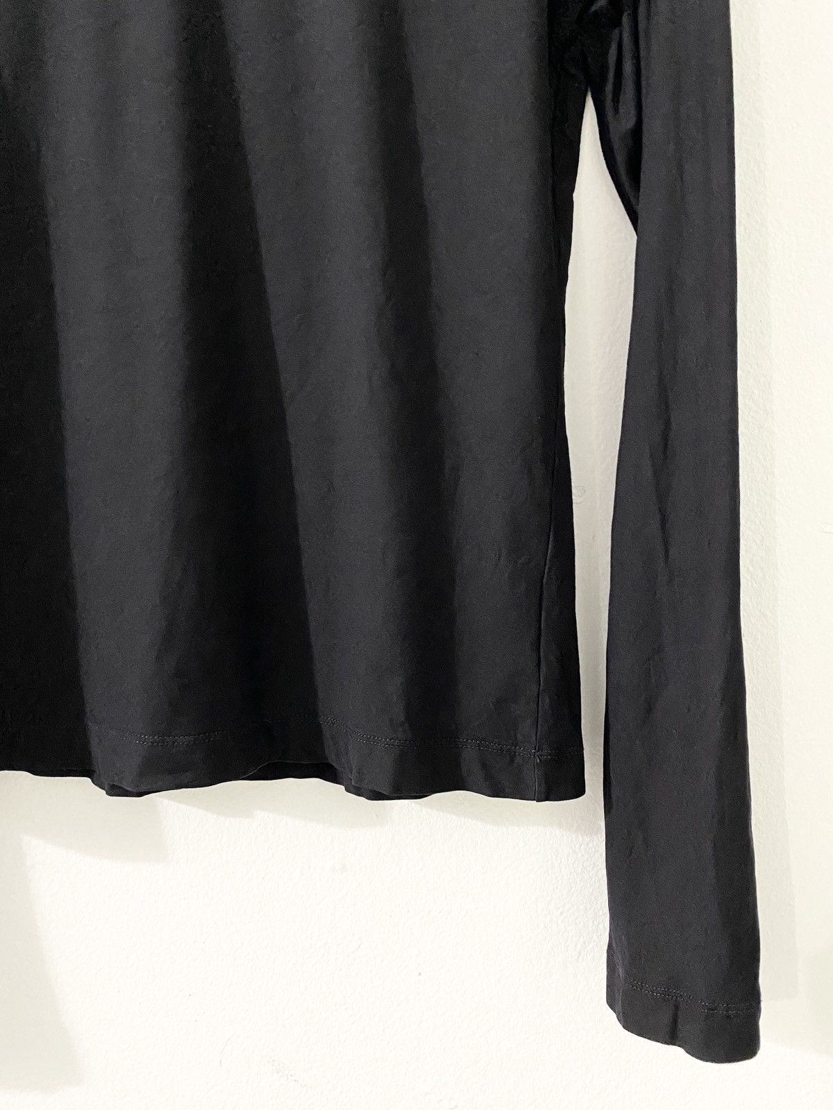 Jil Sander Jil Sander by Raf Simons Basic Black Slim Longsleeve Shirt Size US M / EU 48-50 / 2 - 4 Thumbnail