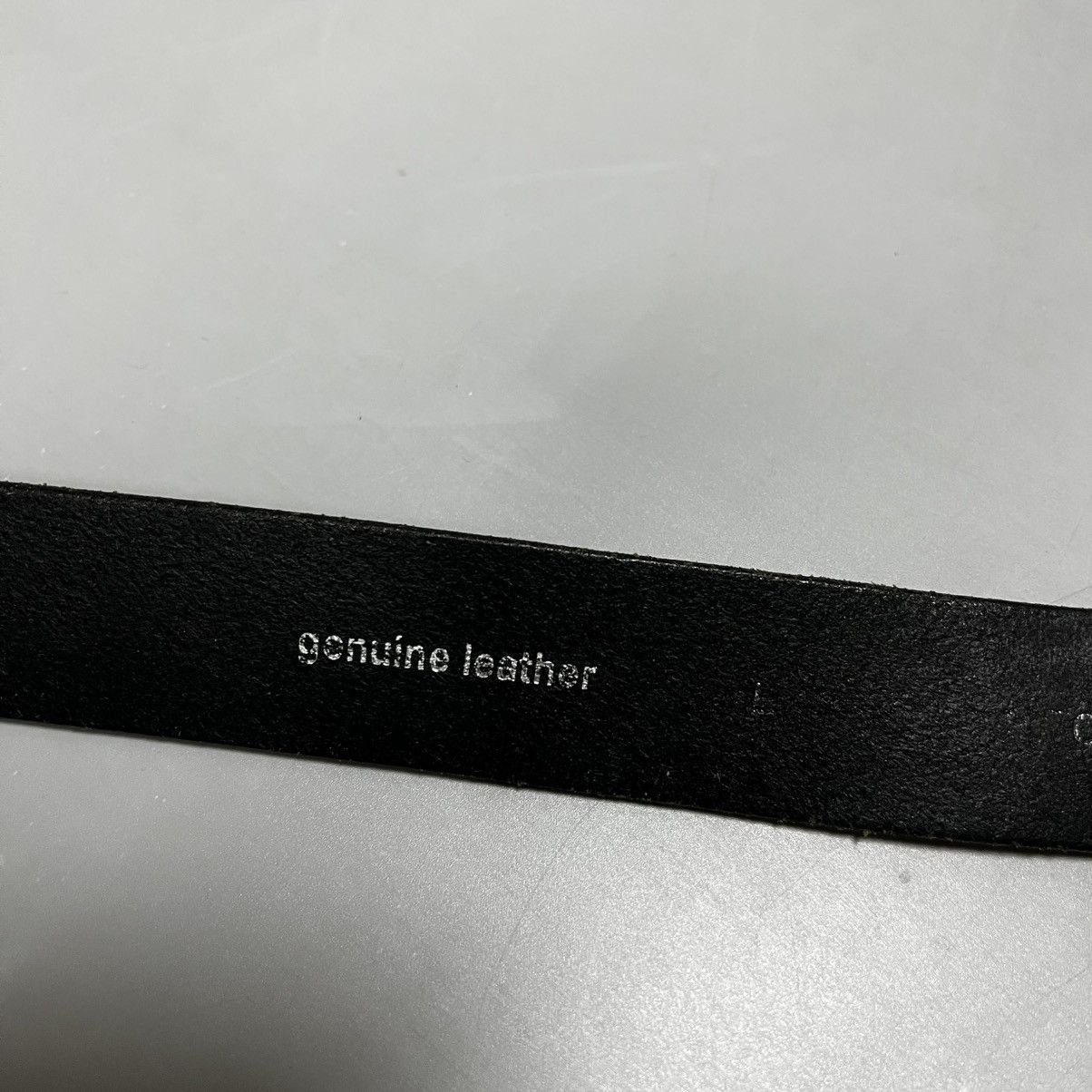 Carhartt Carhartt Leather Belt Vintage Black Size ONE SIZE - 5 Thumbnail
