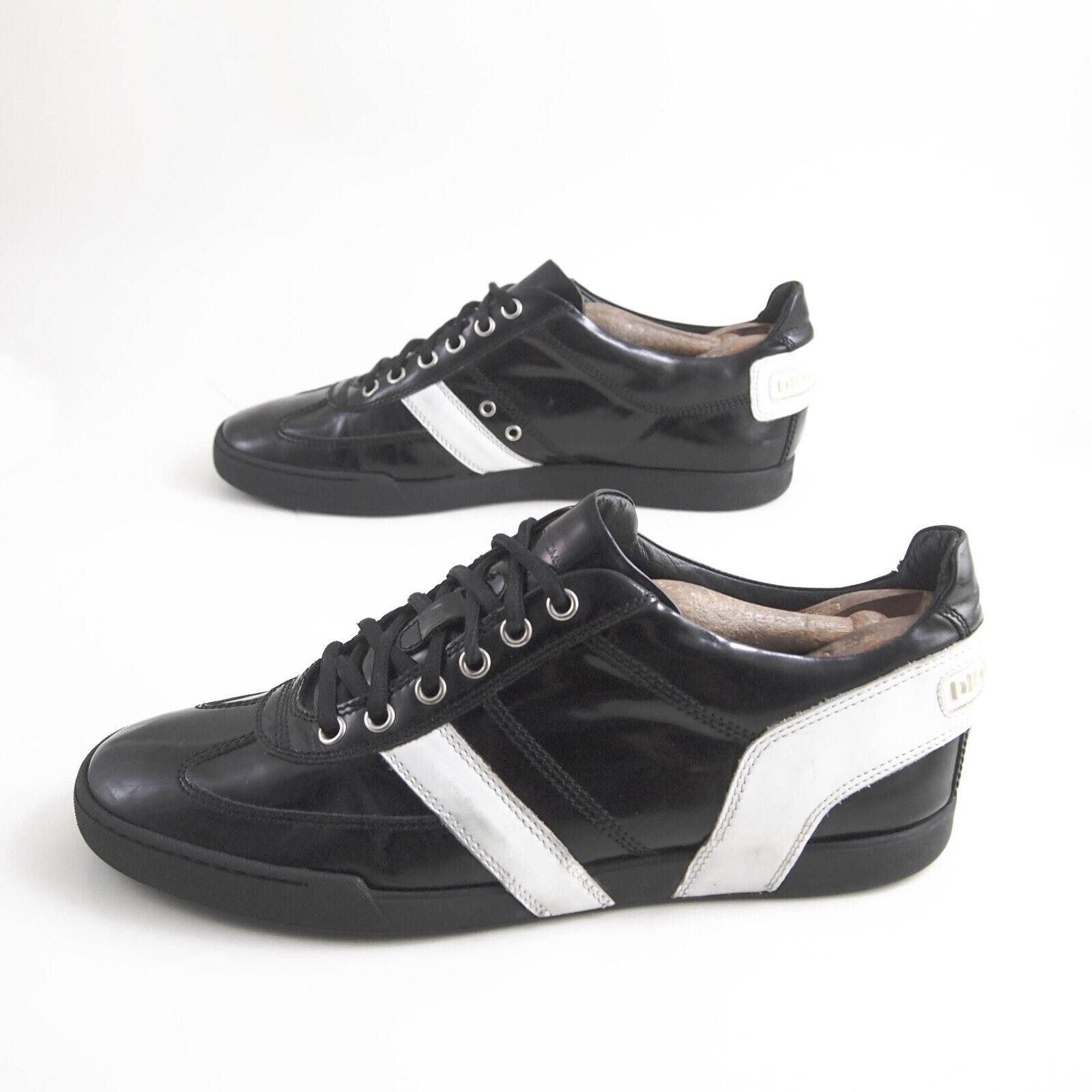 Dior Homme Sneakers Black Leather Mens US EU