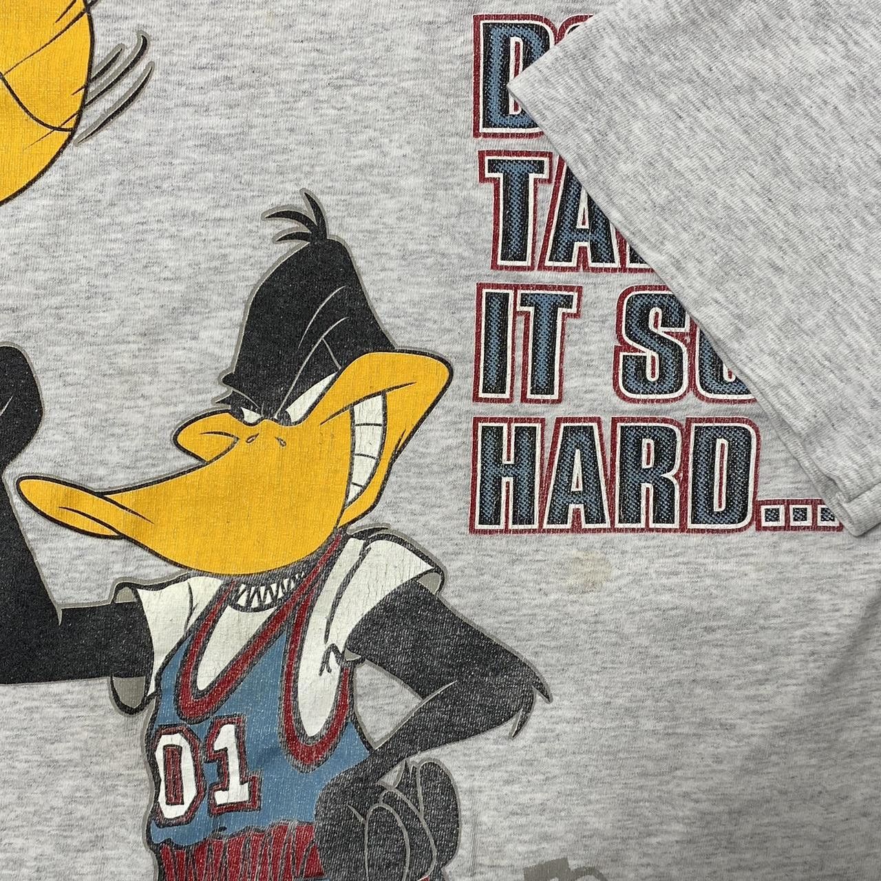Other Vintage Looney Tunes x Daffy Duck Gray Tee Size Large Size US L / EU 52-54 / 3 - 3 Thumbnail