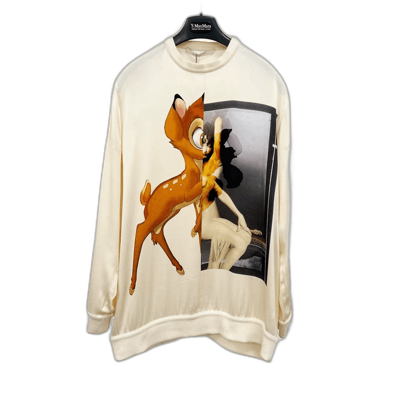 Givenchy Givenchy Silk Bambi Sweatshirt Size XS Size XS / US 0-2 / IT 36-38 - 1 Thumbnail