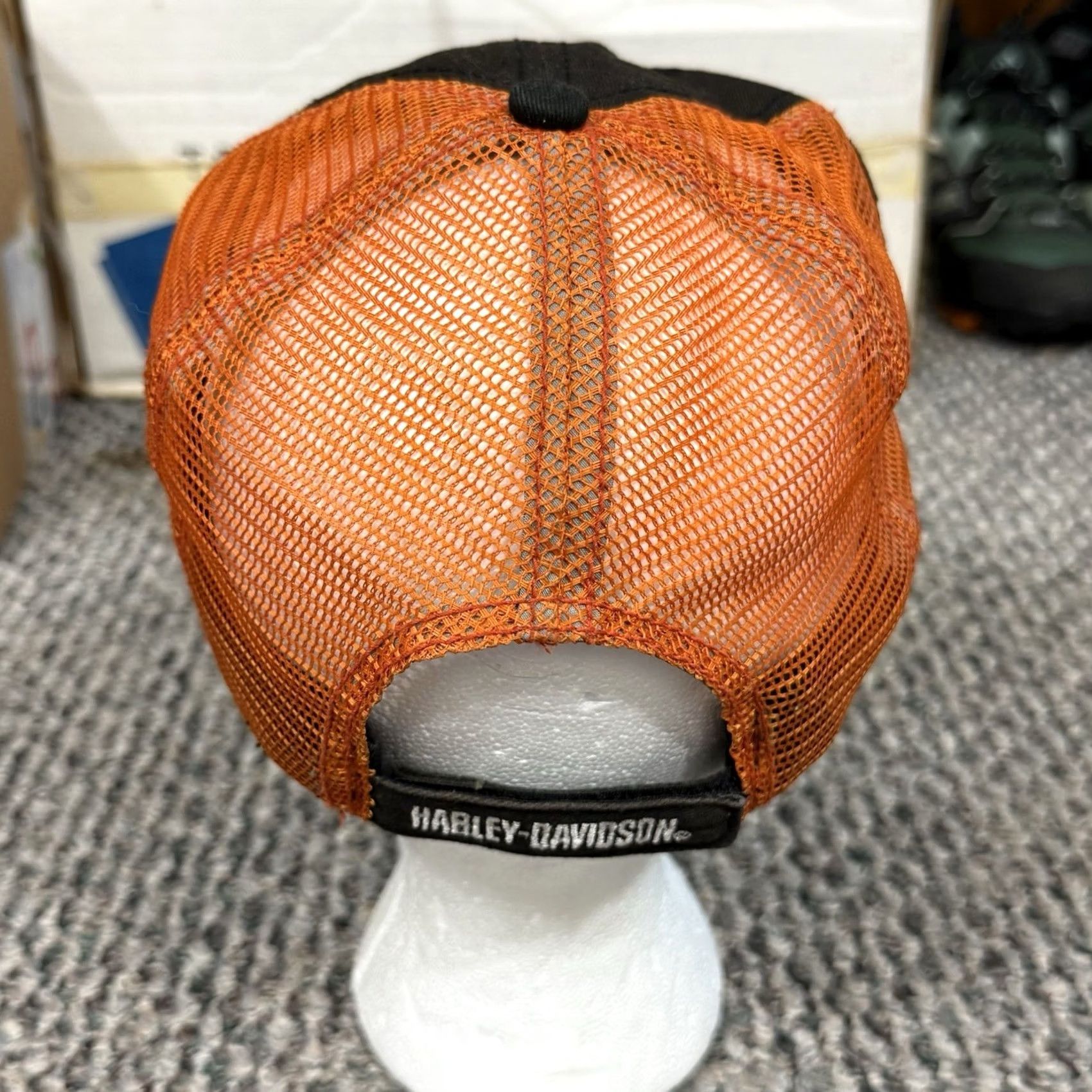 Harley Davidson VINTAGE Harley Davidson Screamin Eagle Hat Men’s Strapback Biker Motorcycle Size ONE SIZE - 4 Thumbnail