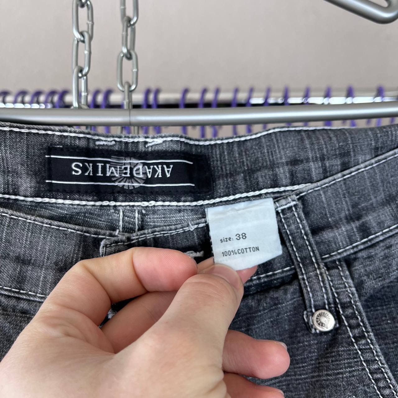 Akademiks × Vintage Vintage Akademiks Rap Wide Baggy Denim Shorts Jnco Style Size US 36 / EU 52 - 8 Thumbnail