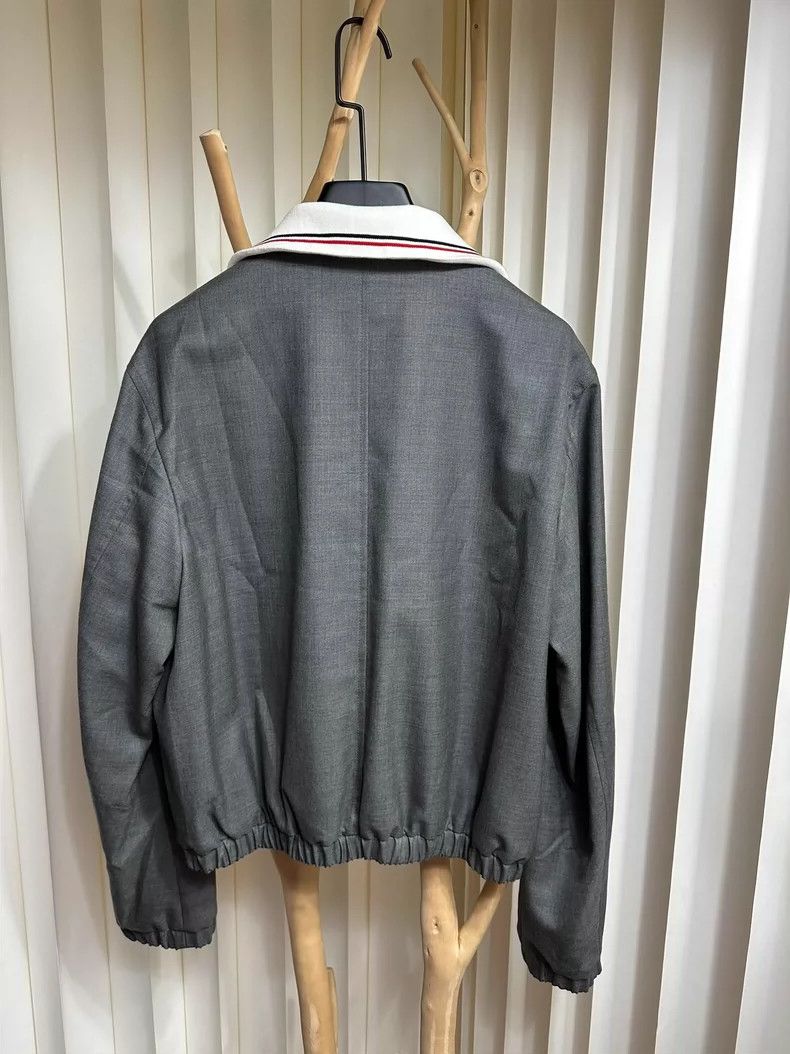 Thom Browne Thom Browne Gray turtleneck jacket Size US XS / EU 42 / 0 - 2 Thumbnail