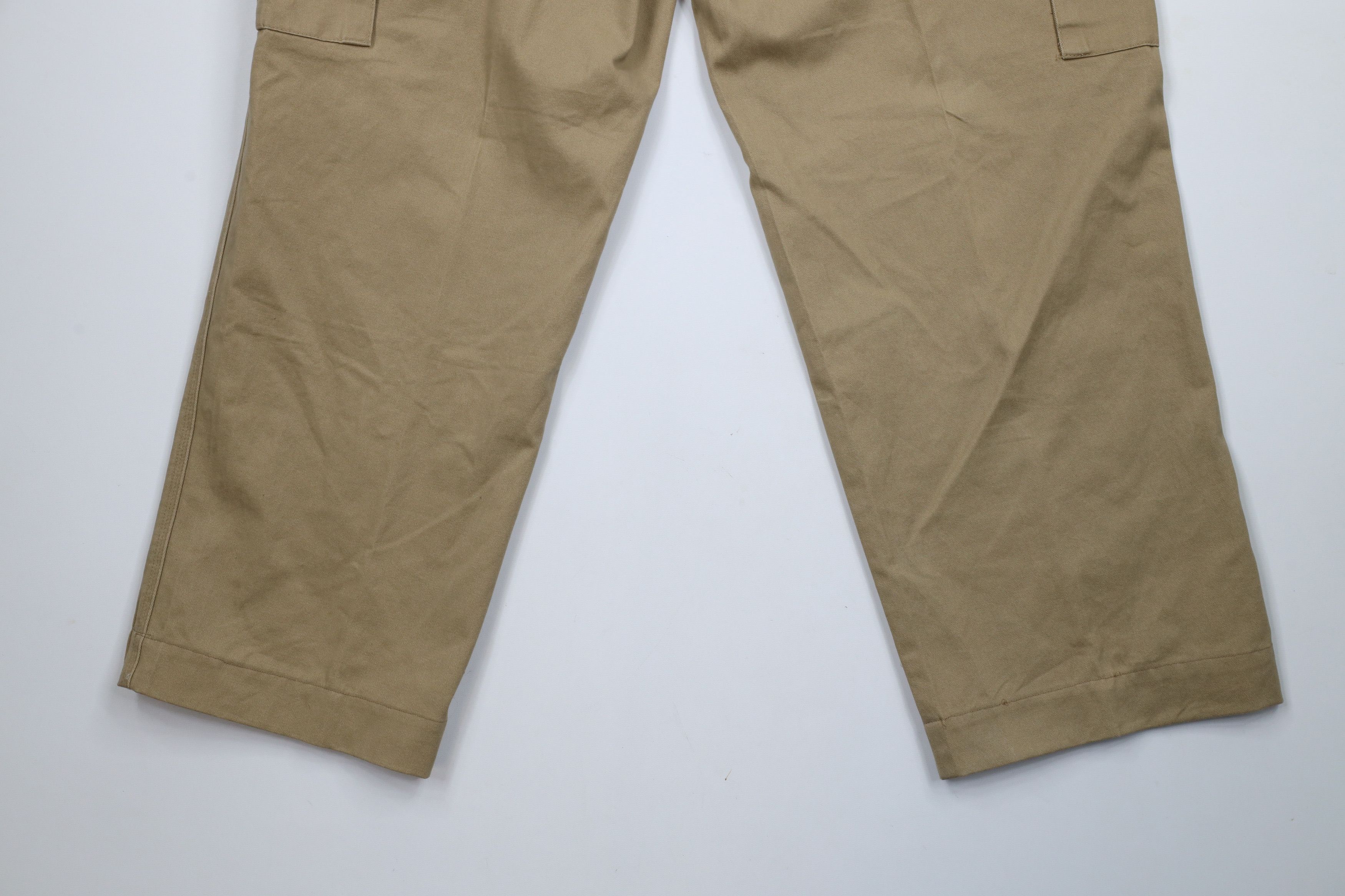 Cabelas × Vintage Vintage 90s Cabelas Wide Leg Cargo Pants Brown Cotton Size US 38 / EU 54 - 11 Thumbnail