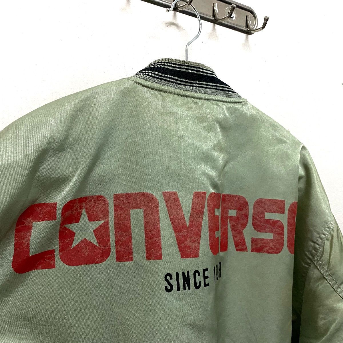 Converse Vintage Converse ALL STAR Bomber Jacket USA Size US L / EU 52-54 / 3 - 2 Thumbnail