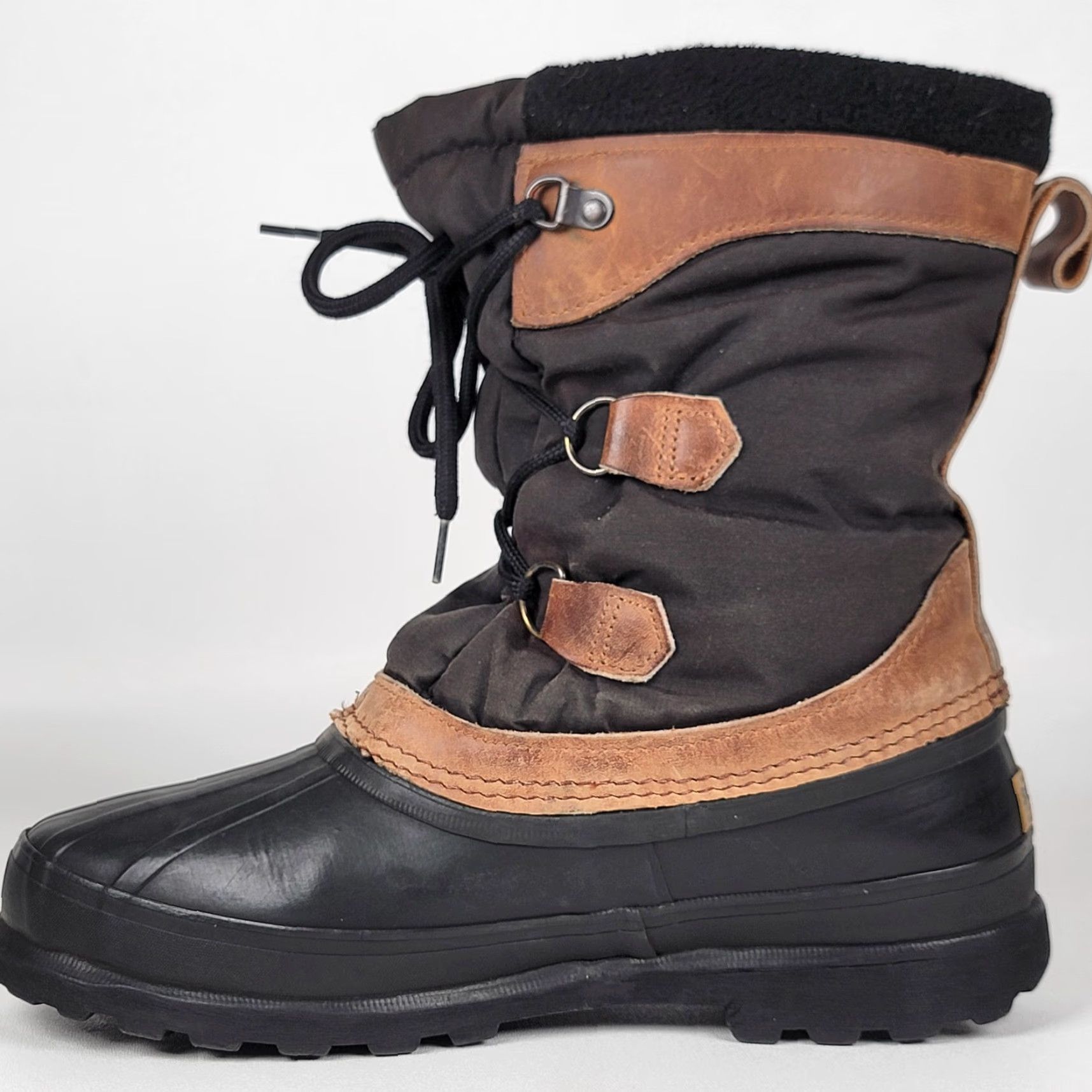 SOREL SOREL Eddie Bauer Boots Womens 10.5 Winter Snow Rain Brown Felt Lined Insulated Lace Up Round Toe Casual Waterproof Waterproof? Size US 11 / IT 41 - 4 Thumbnail