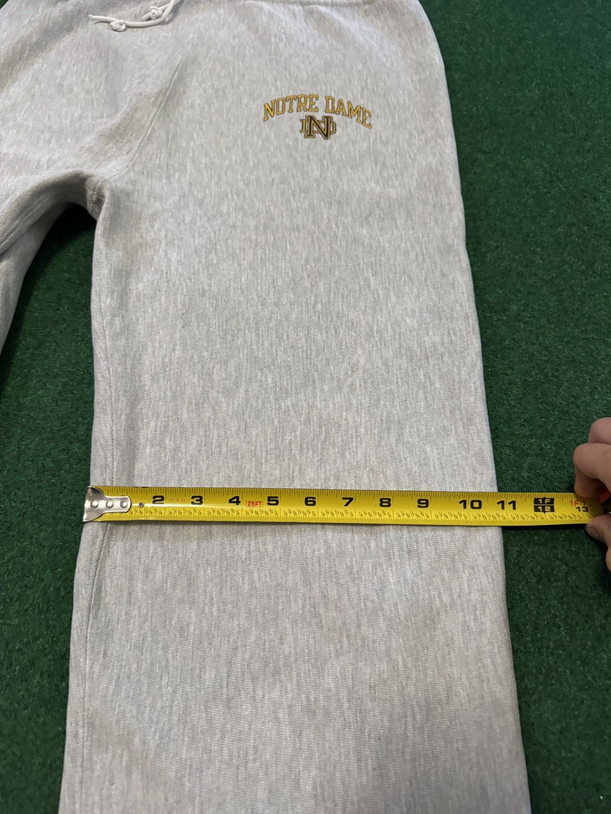 Champion Vintage 90s Notre Dame Champion Reverse Weave 34x36 Joggers Size US 34 / EU 50 - 8 Thumbnail