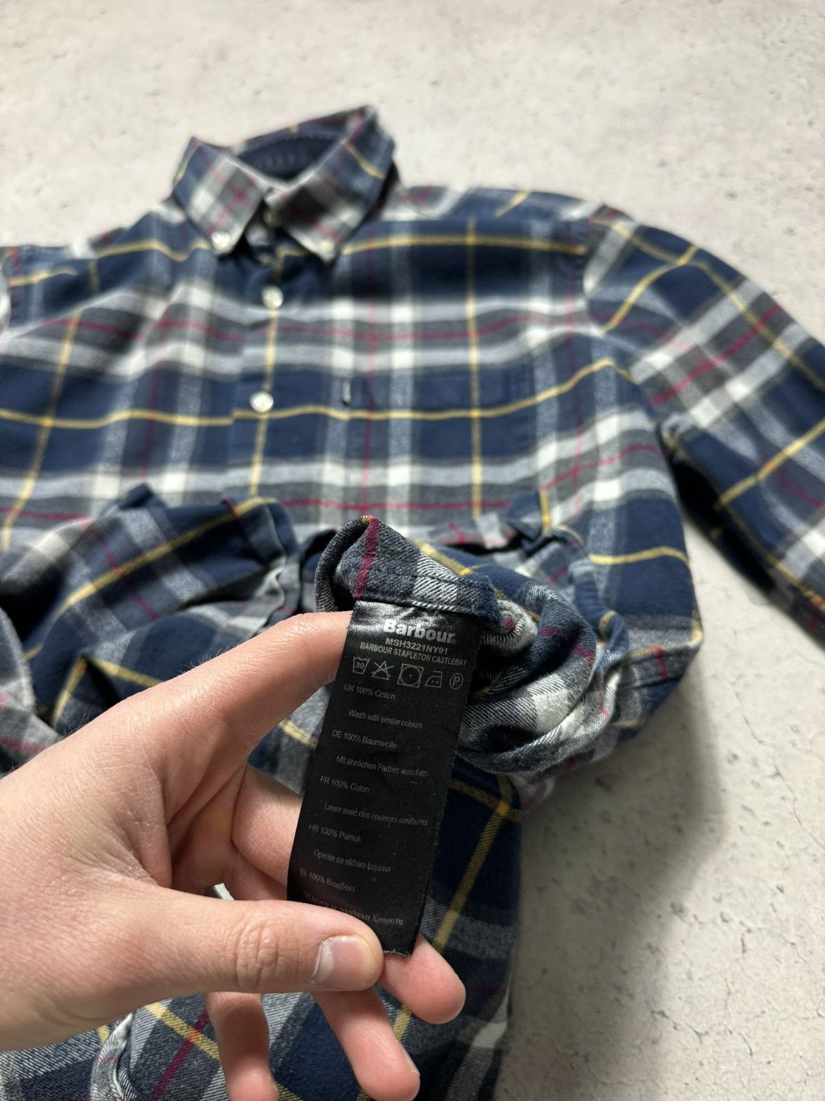 Barbour Barbour Flannel Button Up Casual Checked Shirt Size M Size US M / EU 48-50 / 2 - 9 Thumbnail
