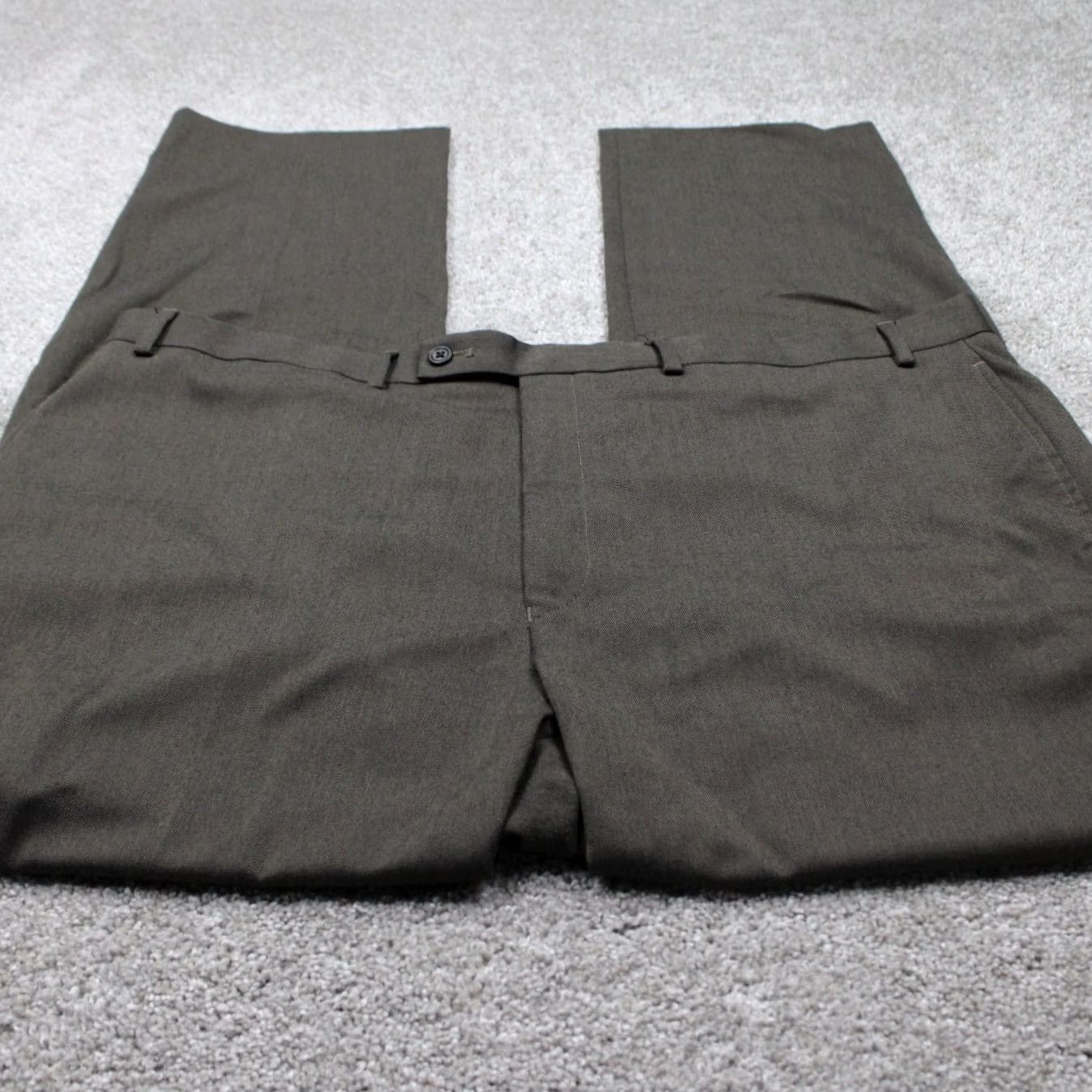 Ralph Lauren LAUREN Ralph Lauren Dress Pants Mens 42x32 Brown Flat Front Polyester/Rayon Dress Pants Mens 42 Brown Regular N/A Size US 42 / EU 58 - 2 Thumbnail