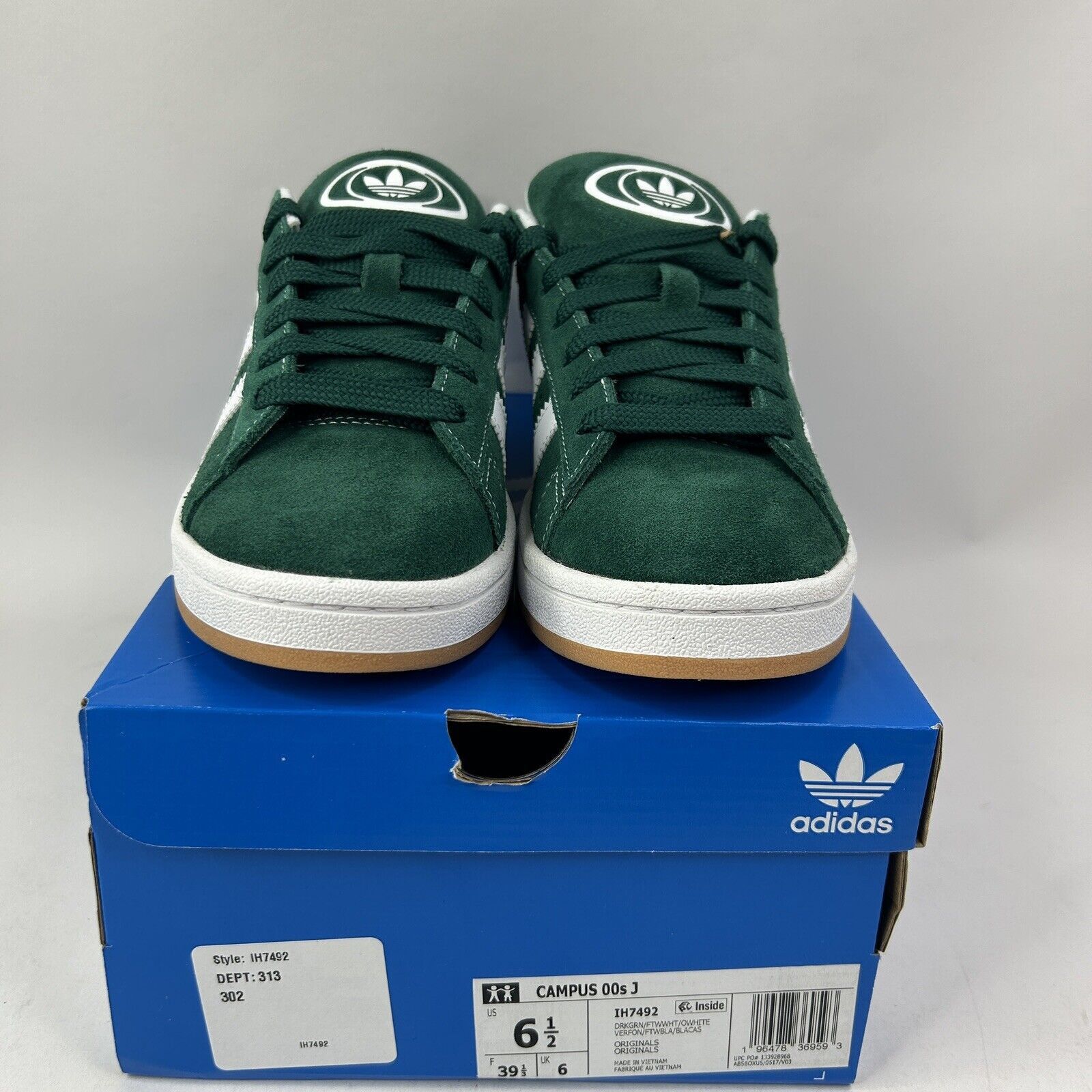 Adidas Adidas Campus 00s “Dark Green White” 2024 Size US 8 / IT 38 - 2 Thumbnail