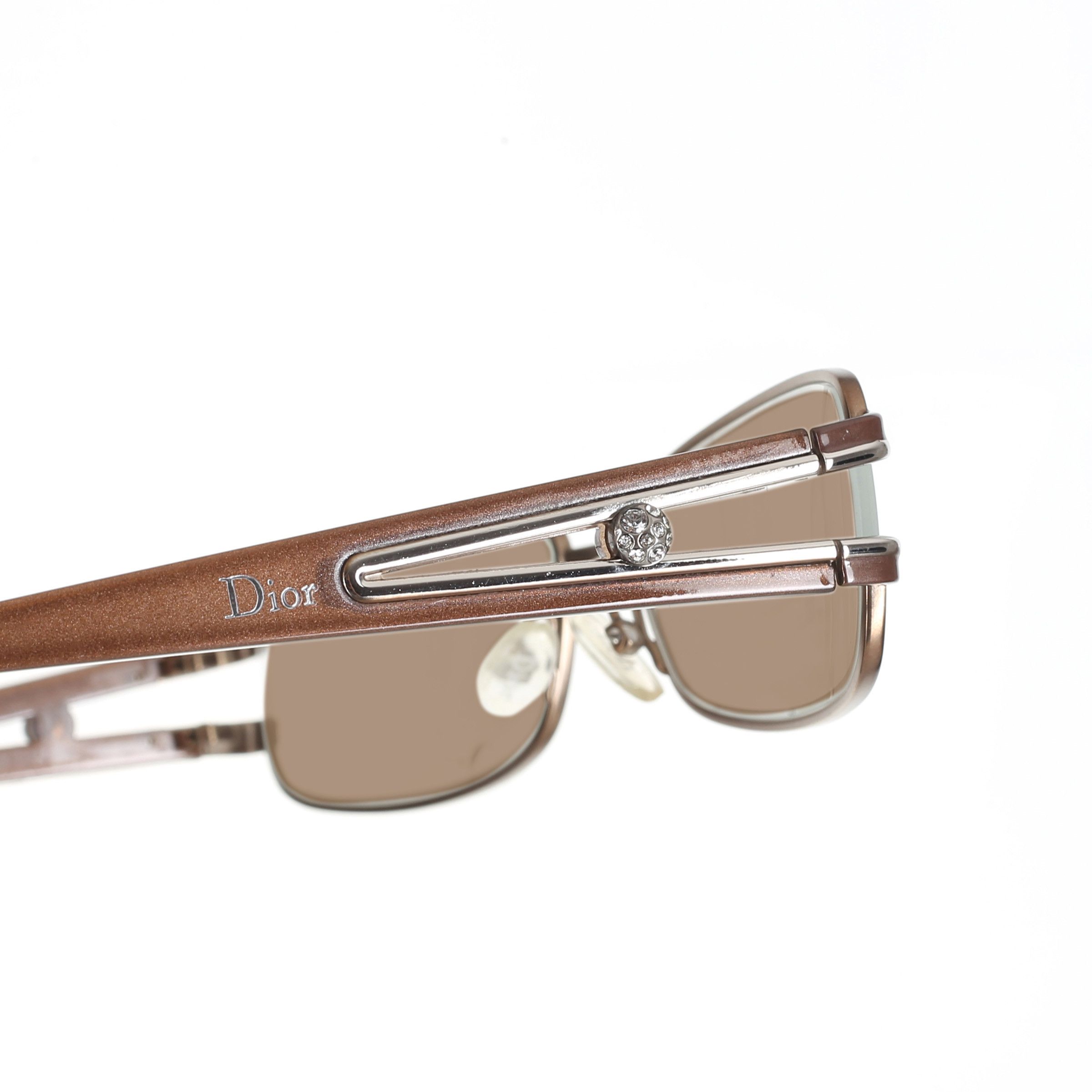 90s/Y2K Dior rhinestone sunglasses Christian Dior Monsieur × Dior × Vintage 2000s Dior  main image 4