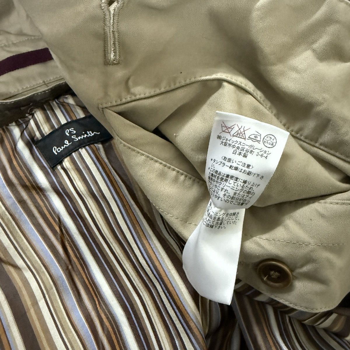 Paul Smith Paul Smith Iconic Rainbow lining Trench Coat Jacket Size US M / EU 48-50 / 2 - 11 Thumbnail