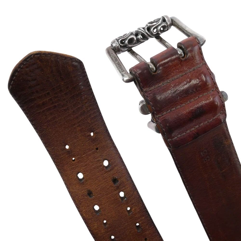 Chrome Hearts Chrome Hearts 3 Piece Roller Belt - Size 33 Size ONE SIZE - 3 Thumbnail