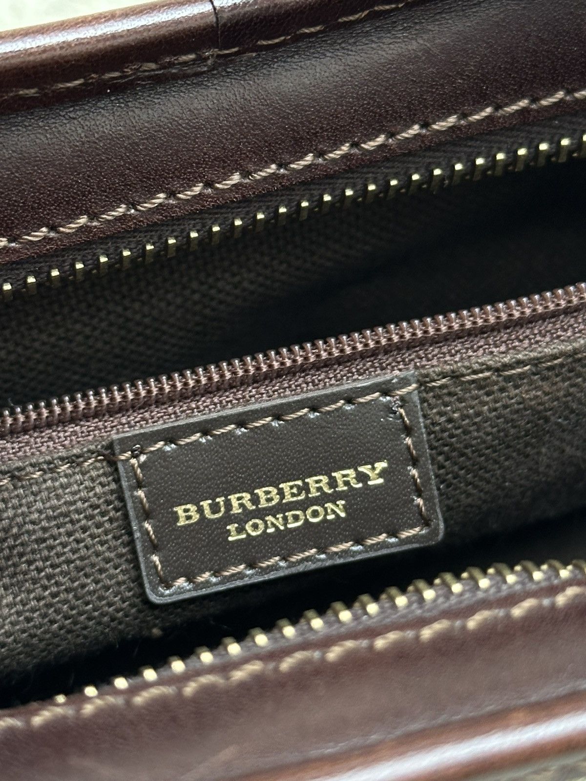 Burberry Burberry London Baguette Haymarket Check Hobo Hand Bag Size ONE SIZE - 12 Thumbnail