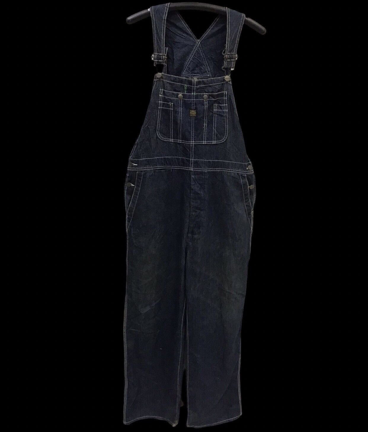 Japanese Brand 🔥FOR W32-W34🔥MAVERICK Japan Denim Overall Size US 36 / EU 52 - 1 Thumbnail