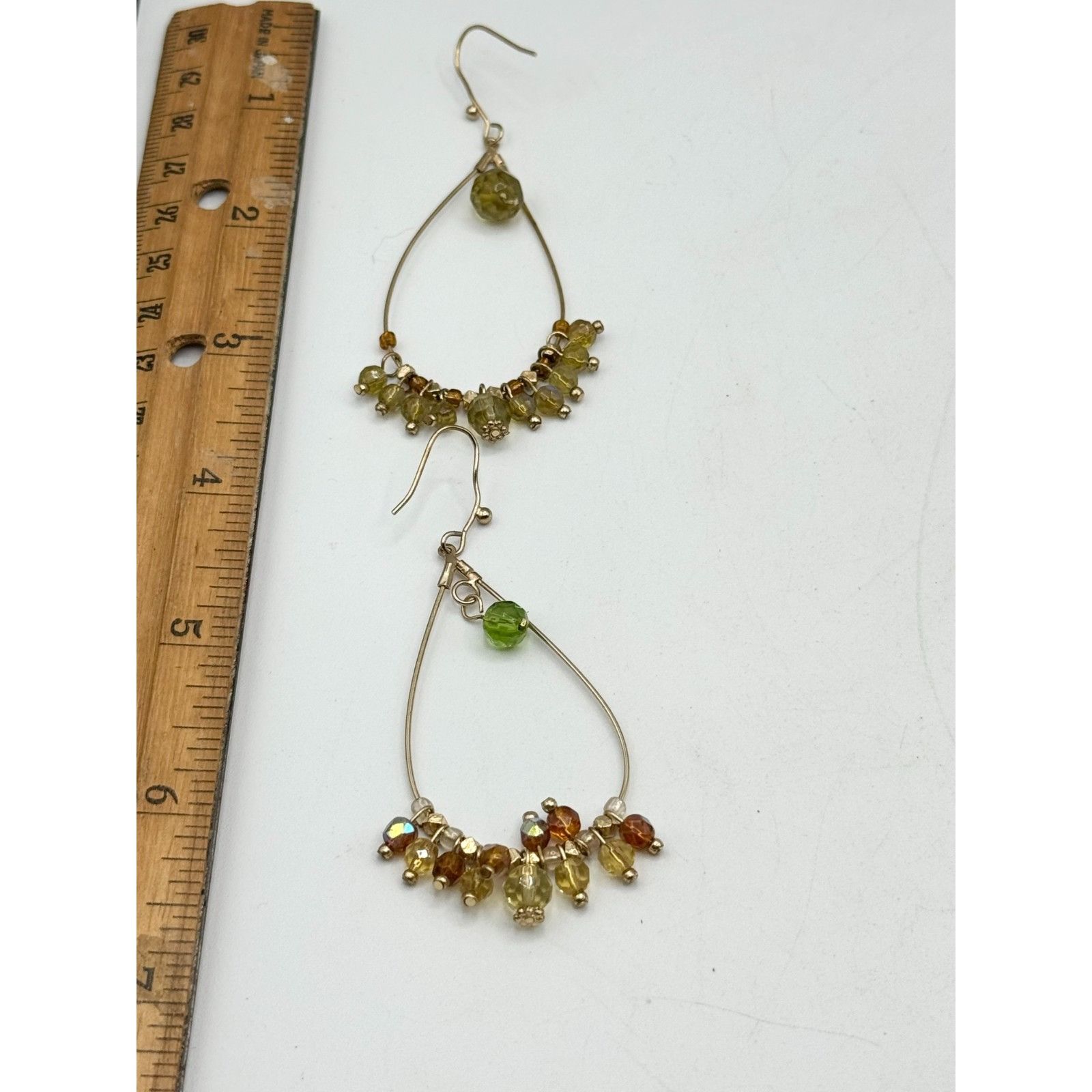 Other Crystal dangle hoop earrings Size ONE SIZE - 4 Thumbnail