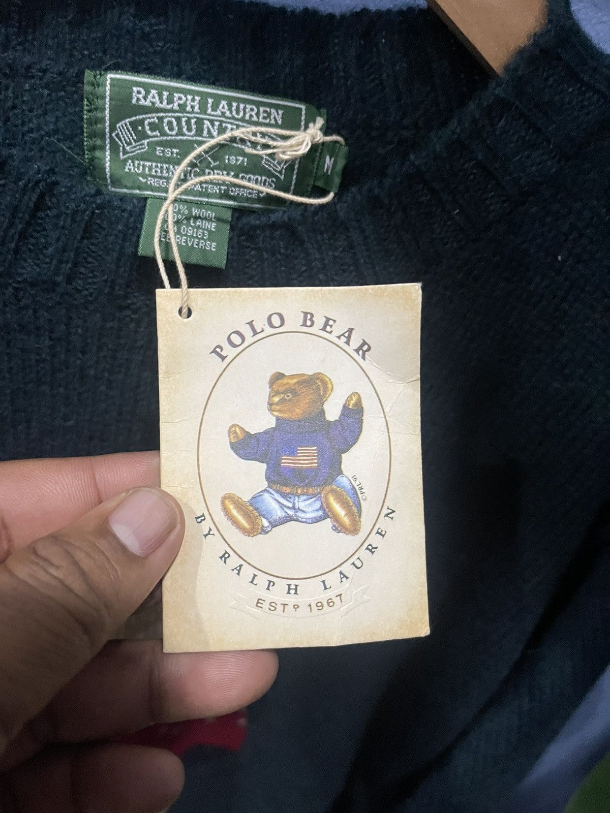 RARE! NWT Old Stock 90s Ralph Lauren Country Sweter